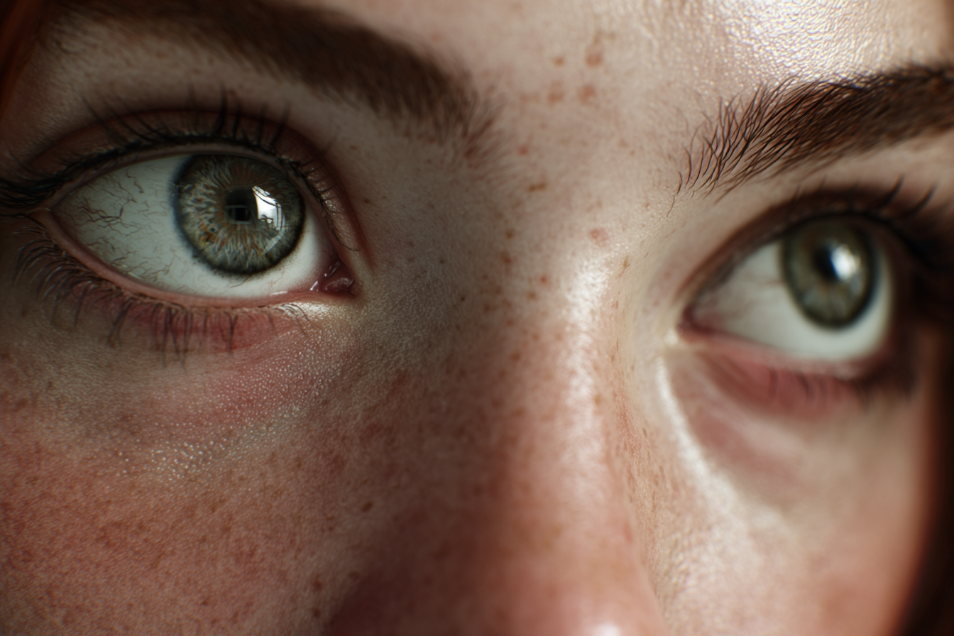 Gros plan sur les yeux d'une femme | Source : Midjourney