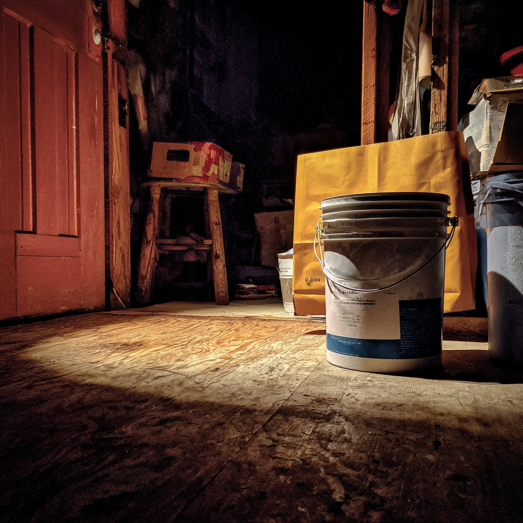 Une chemise manille dans un garage | Source : Midjourney