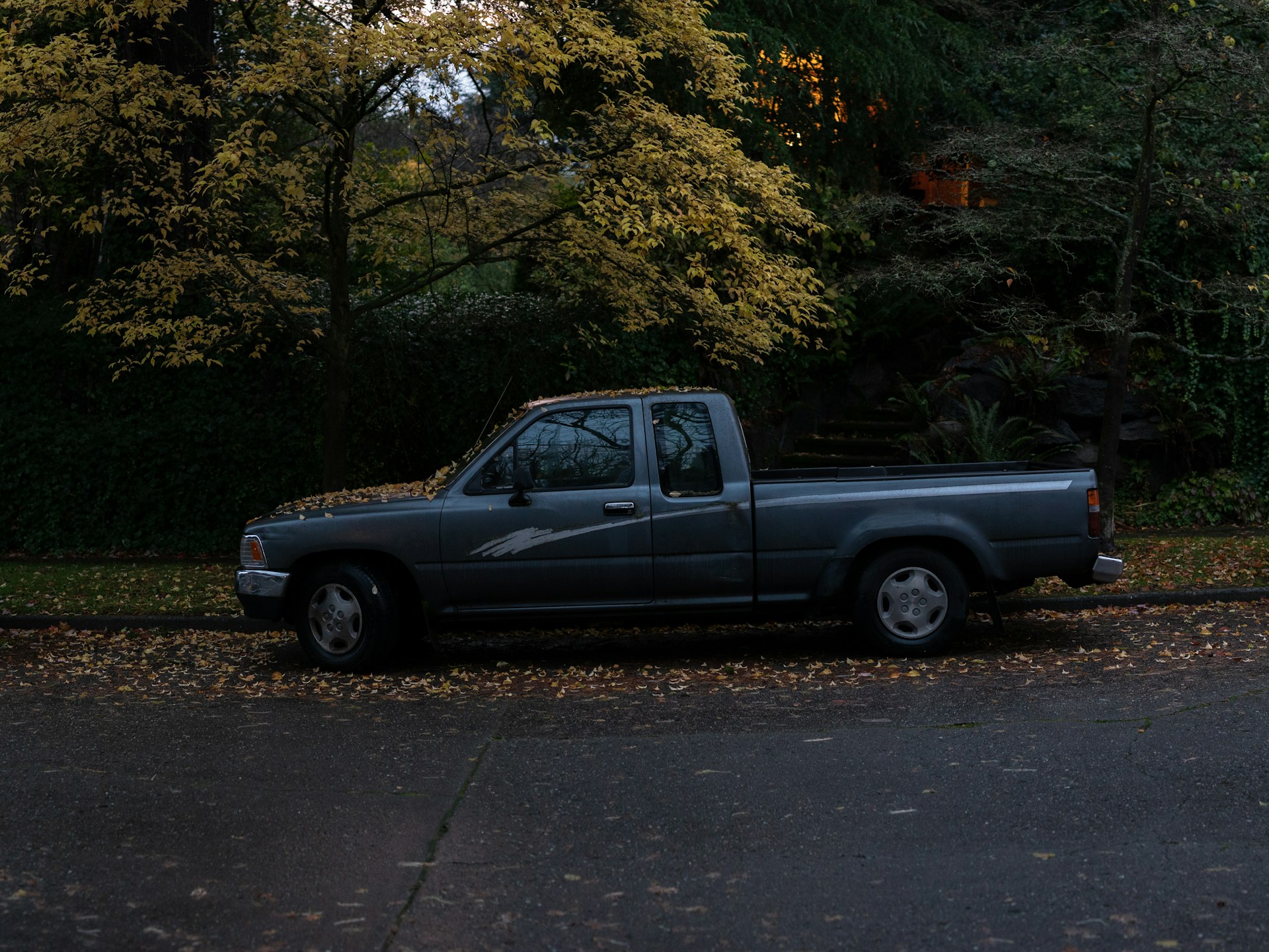 Une camionnette garée sous un arbre | Source : Unsplash