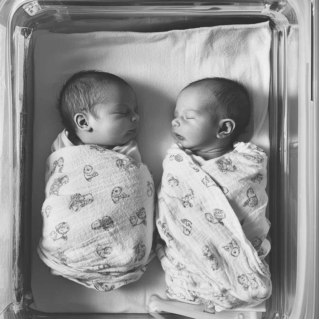 Jumeaux nouveau-nés | Source : Midjourney