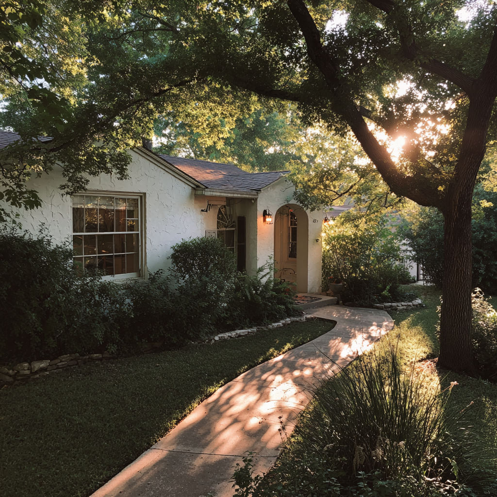L'extérieur d'une maison | Source : Midjourney