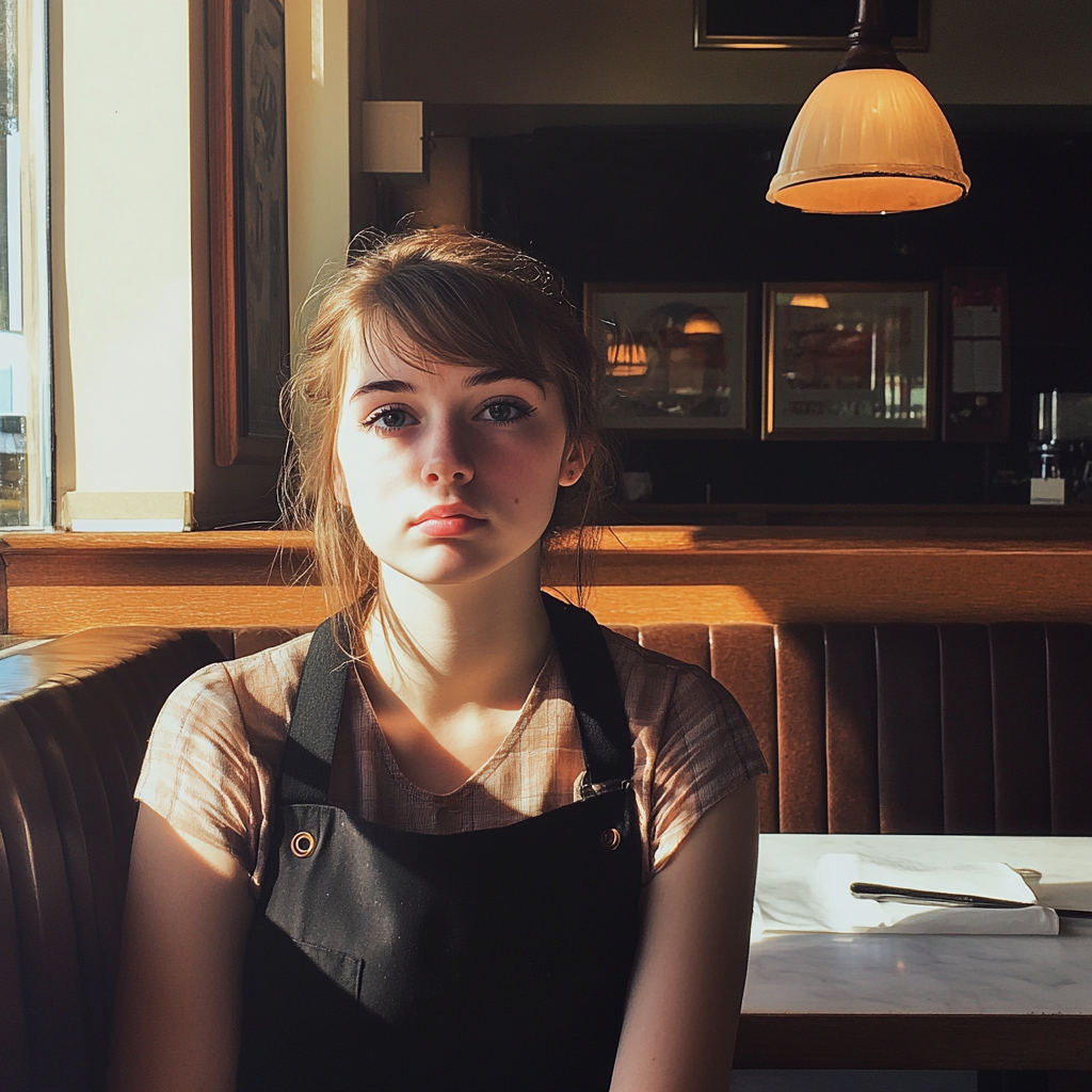 Une femme pensive | Source : Midjourney