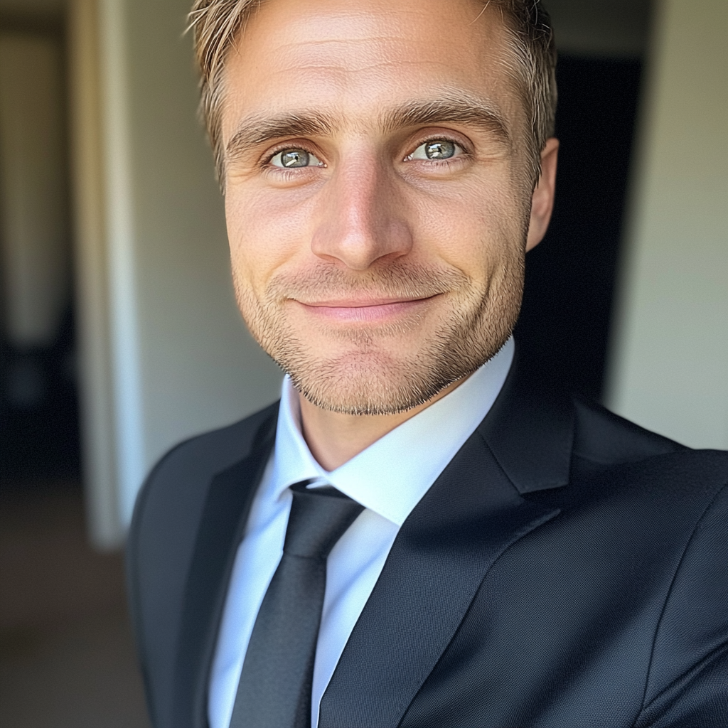 Un homme souriant | Source : Midjourney