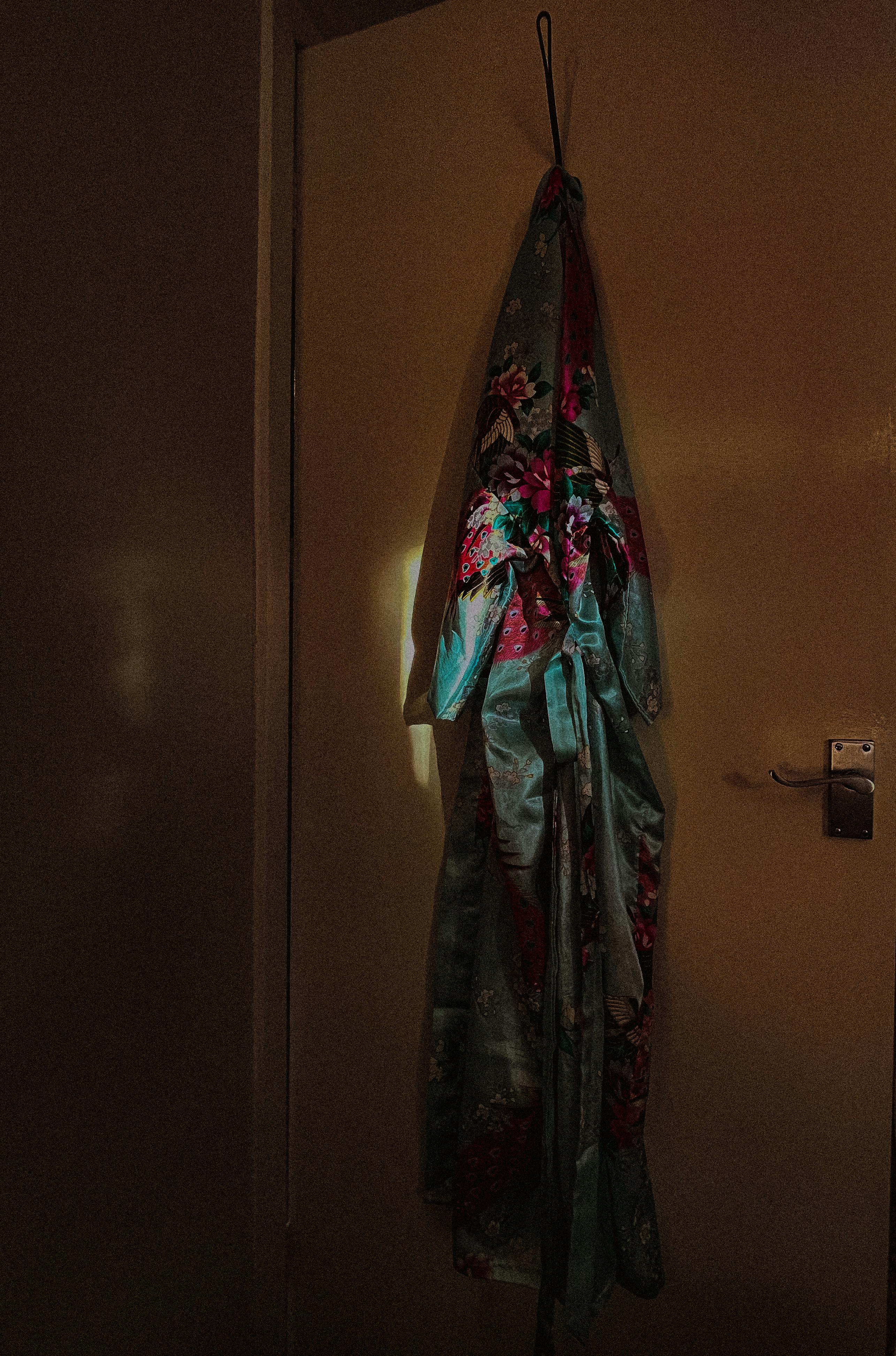 Une robe de chambre en soie | Source : Pexels