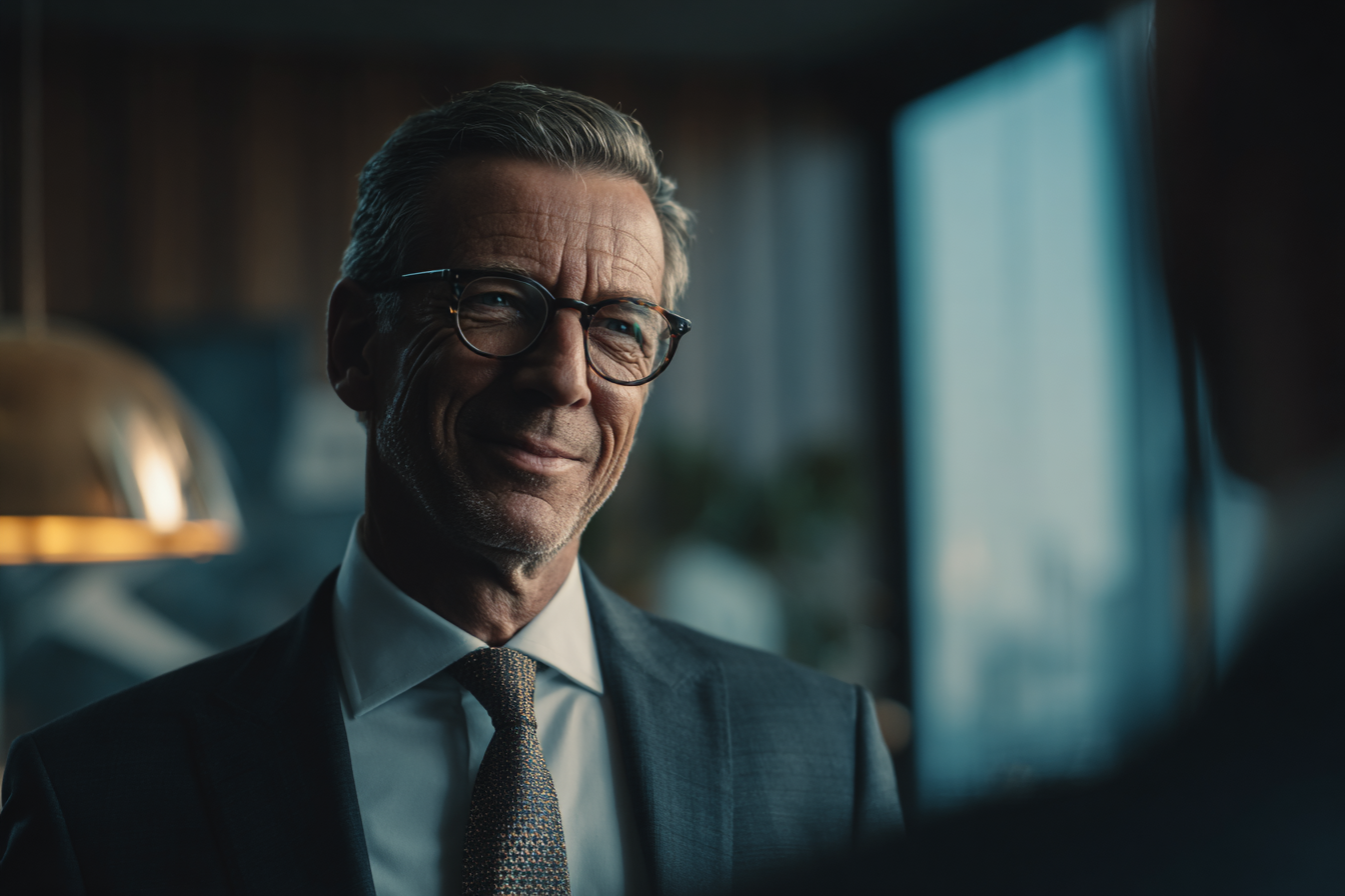 Un homme en costume | Source : Midjourney