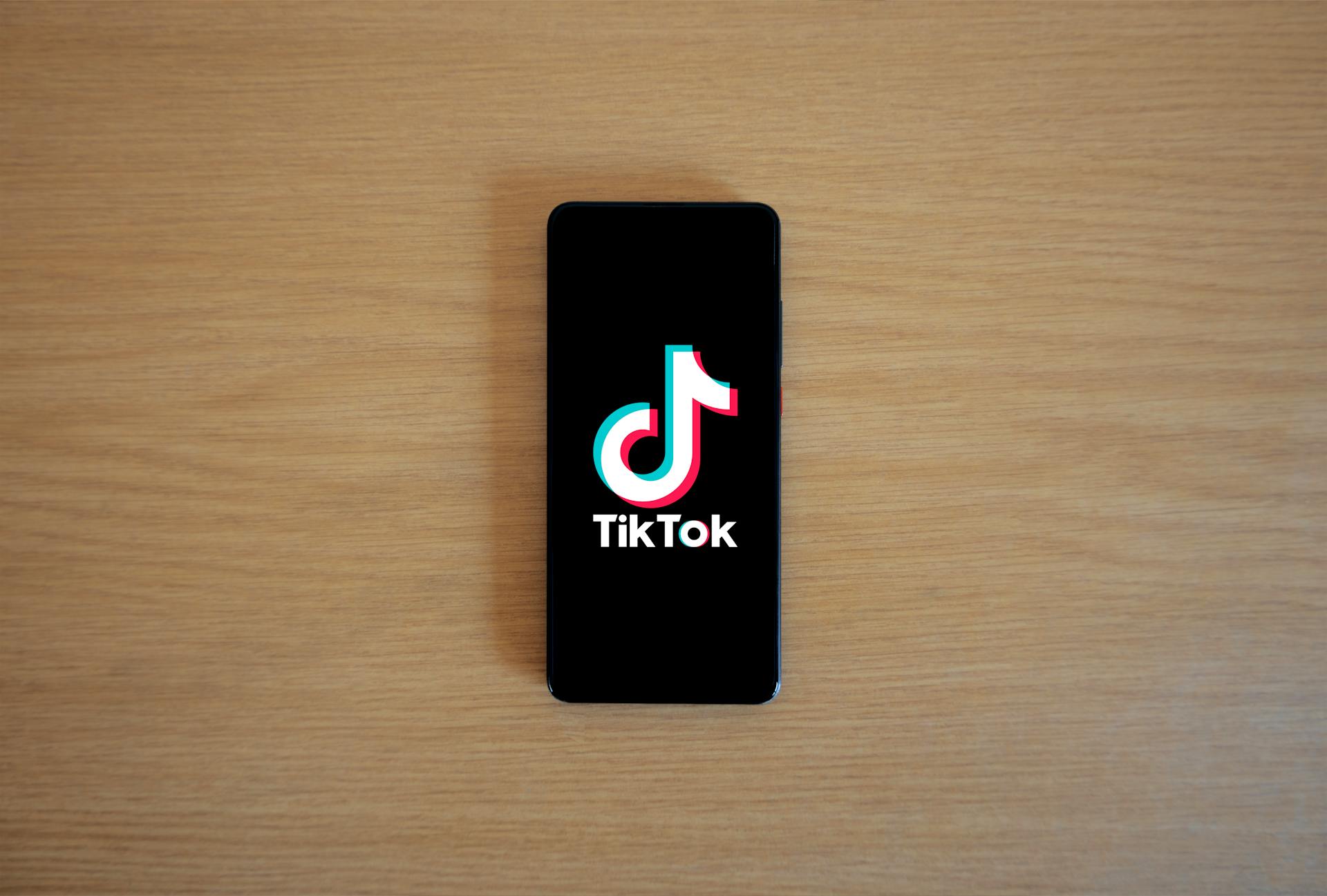L'application TikTok sur un téléphone portable | Source : Pexels