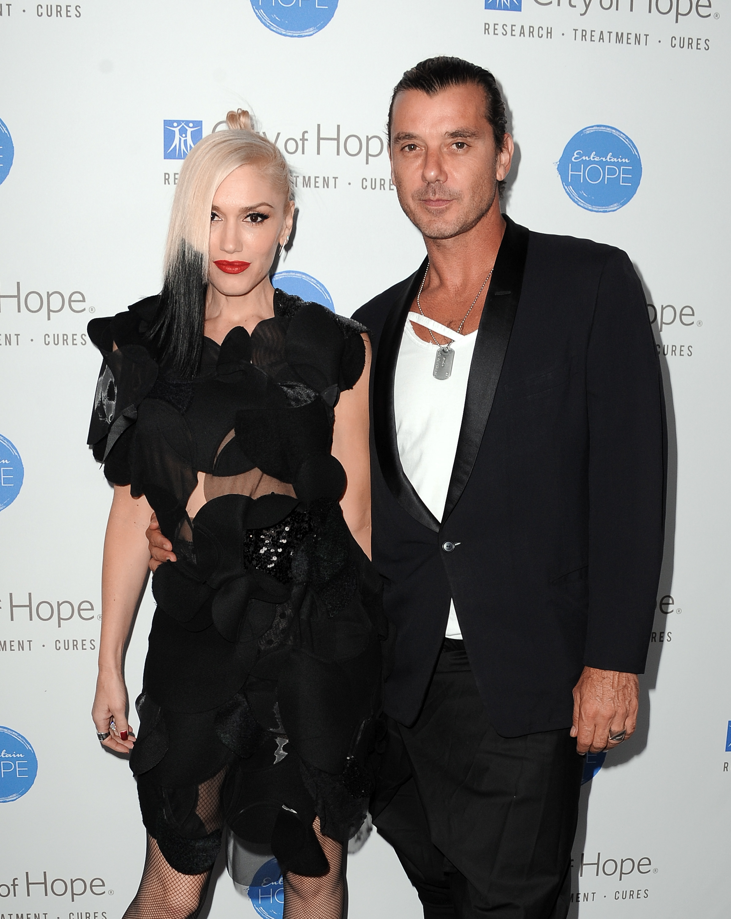 Gwen Stefani et le chanteur Rossdale lors du gala City of Hope Spirit of Life qui honore Eddy Cue d'Apple, le 23 octobre 2014, à West Hollywood, en Californie. | Source : Getty Images
