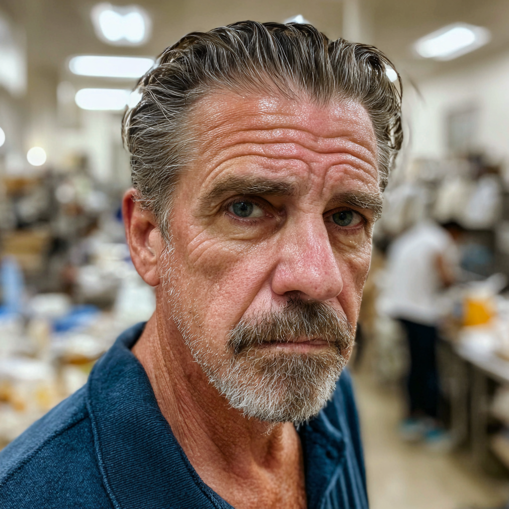 Gros plan sur un homme âgé qui fronce les sourcils | Source : Midjourney