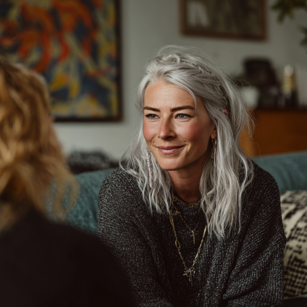 Une femme discutant avec sa fille | Source : Midjourney