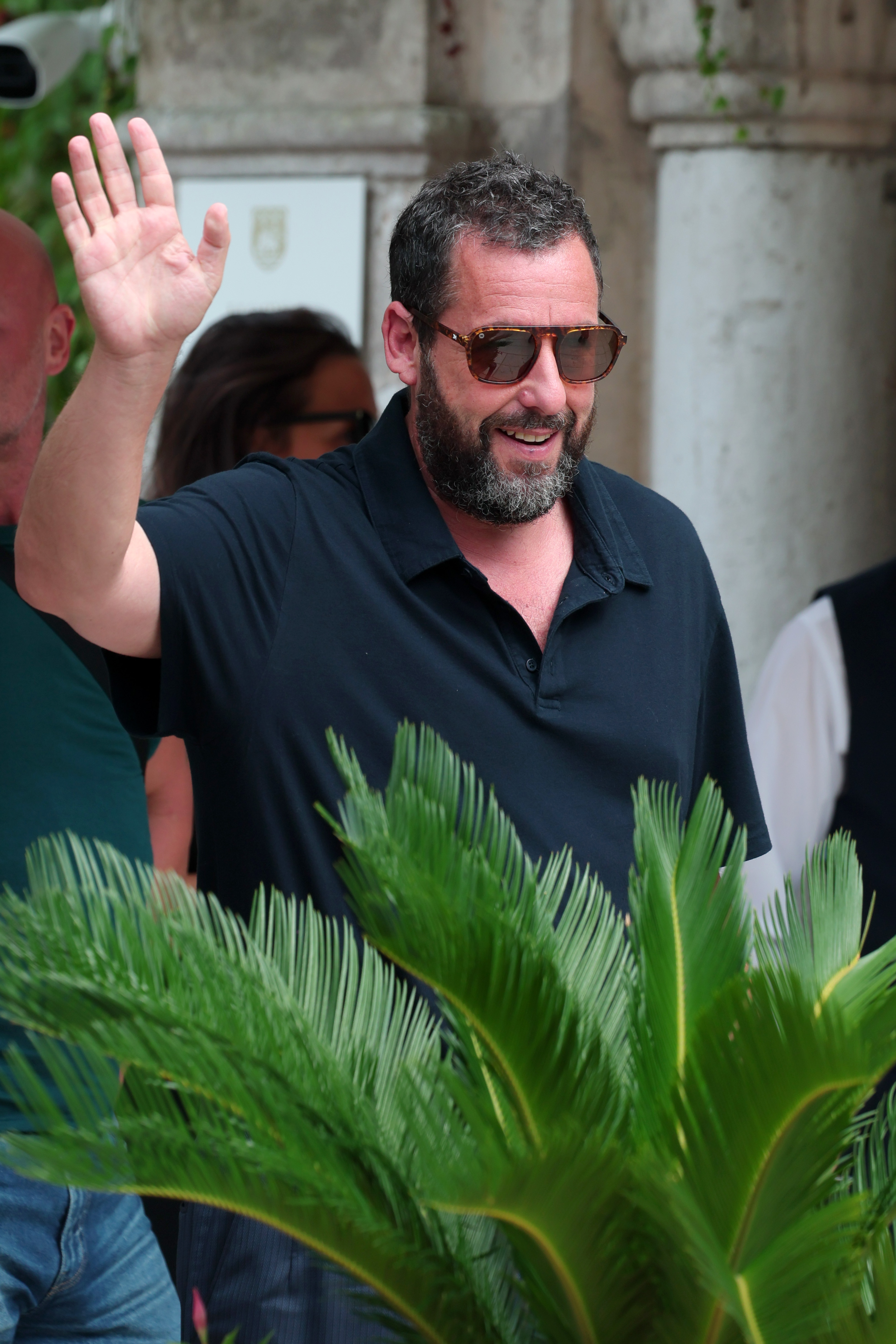 Adam Sandler à la 82e édition du Festival international du film de Venise, le 27 août 2025, en Italie | Source : Getty Images