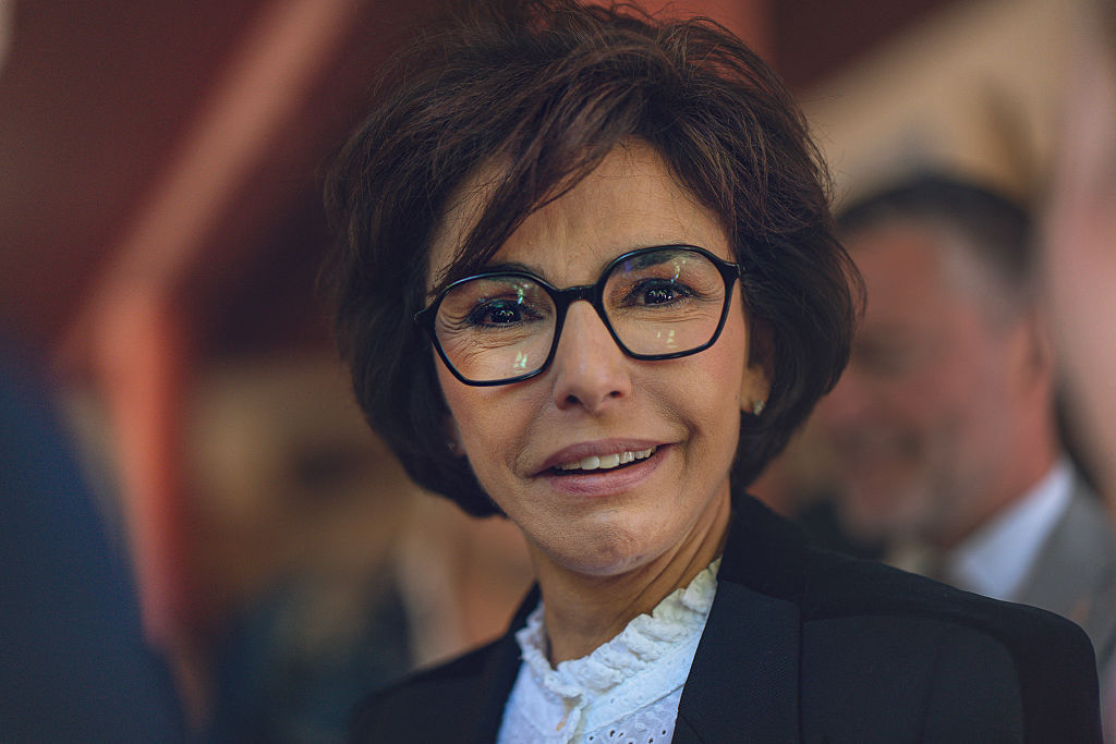 Rachida Dati ministre française de la Culture lors d'un déplacement pour annoncer le lancement de l'Été culturel 2025 au cœur des régions et des campings depuis le camping de La Marina à Canet-en-Roussillon dans le sud-ouest de la France le 23 mai 2025. (Photo par Idriss Bigou-Gilles / Hans Lucas / Hans Lucas via AFP) (Photo par IDRISS BIGOU-GILLES/Hans Lucas/AFP via Getty Images)
