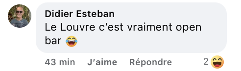 Capture d'écran du commentaire d'un internaute I Source : https://www.facebook.com/reel/1417226043531958