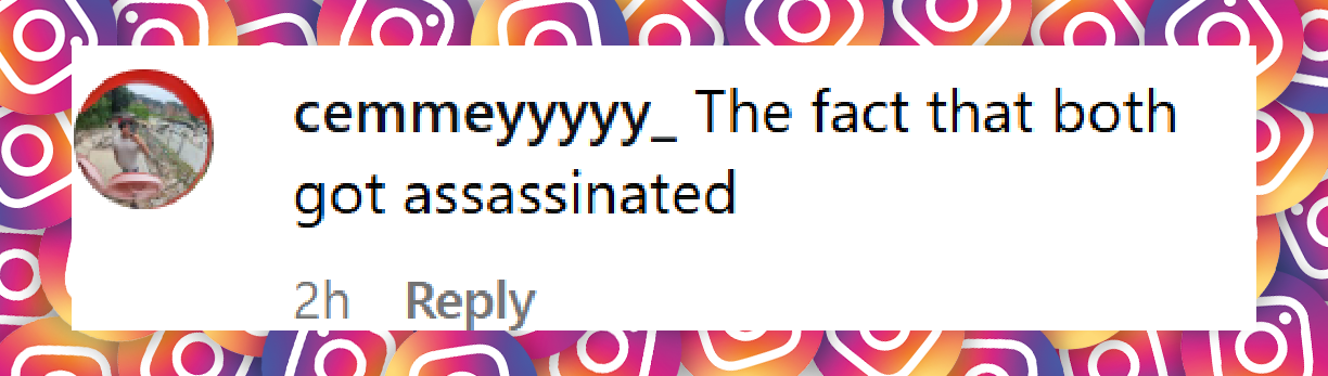 Commentaire d'un internaute sous le dernier post Instagram de Charlie Kirk avant son décès le 10 septembre 2025 | Source : Instagram/charliekirk1776