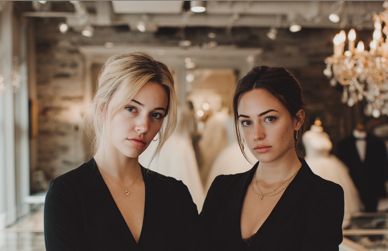 Des vendeuses pensives | Source : Midjourney