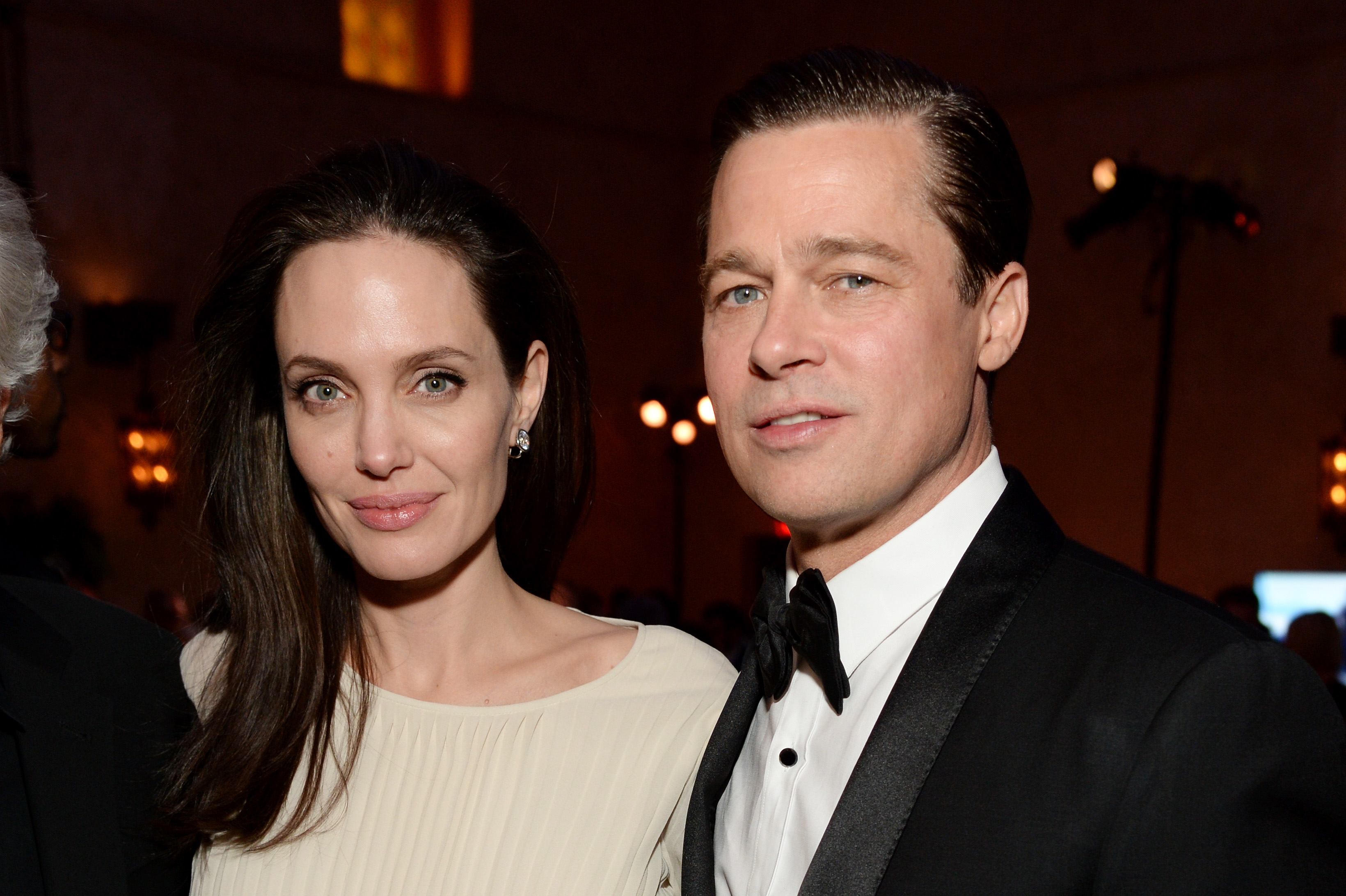 Angelina Jolie et Brad Pitt à l'after party de la soirée d'ouverture du gala "By the Sea" le 5 novembre 2015 à Hollywood. | Source : Getty Images