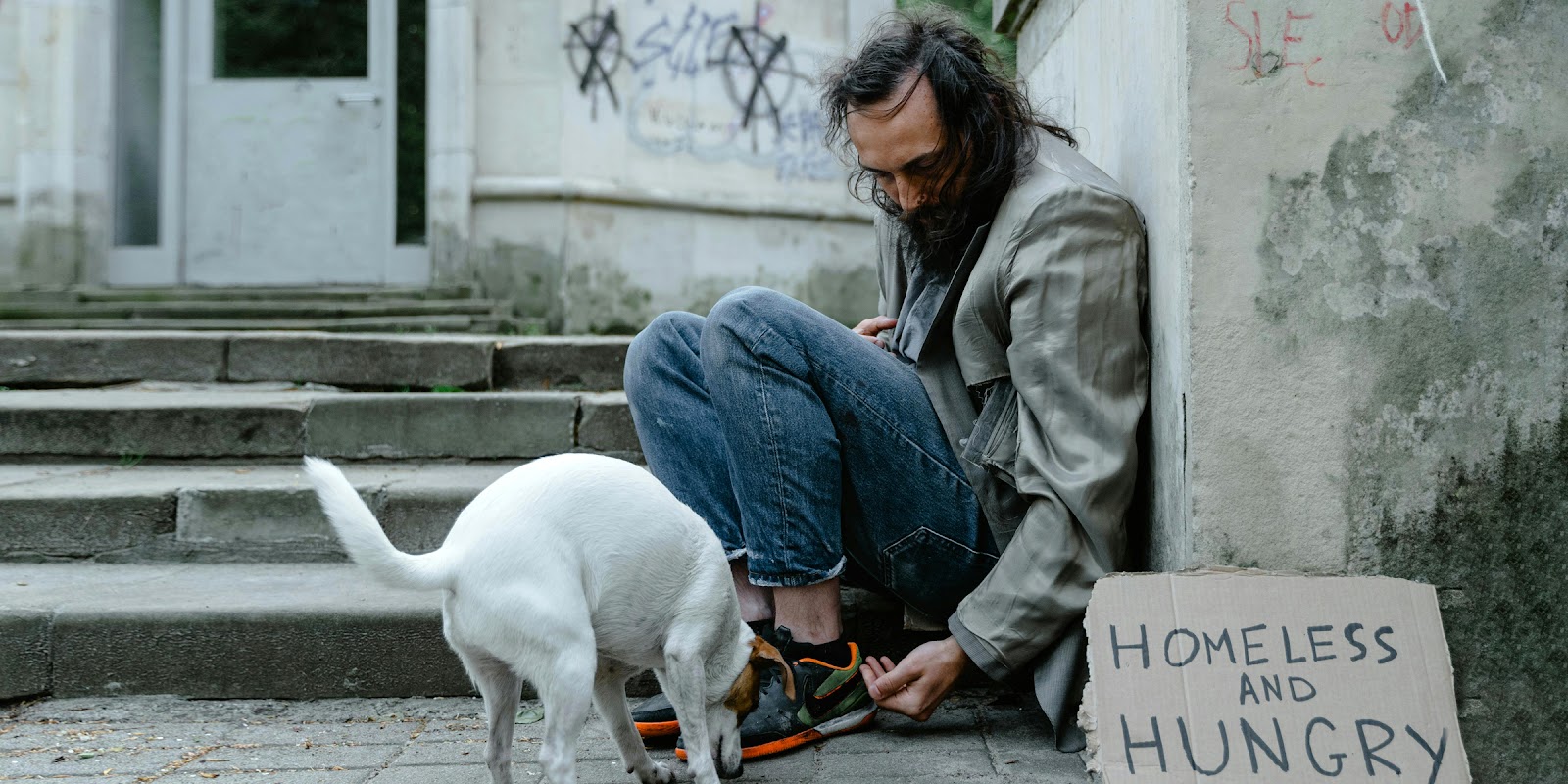 Homme sans domicile fixe | Source : Pexels