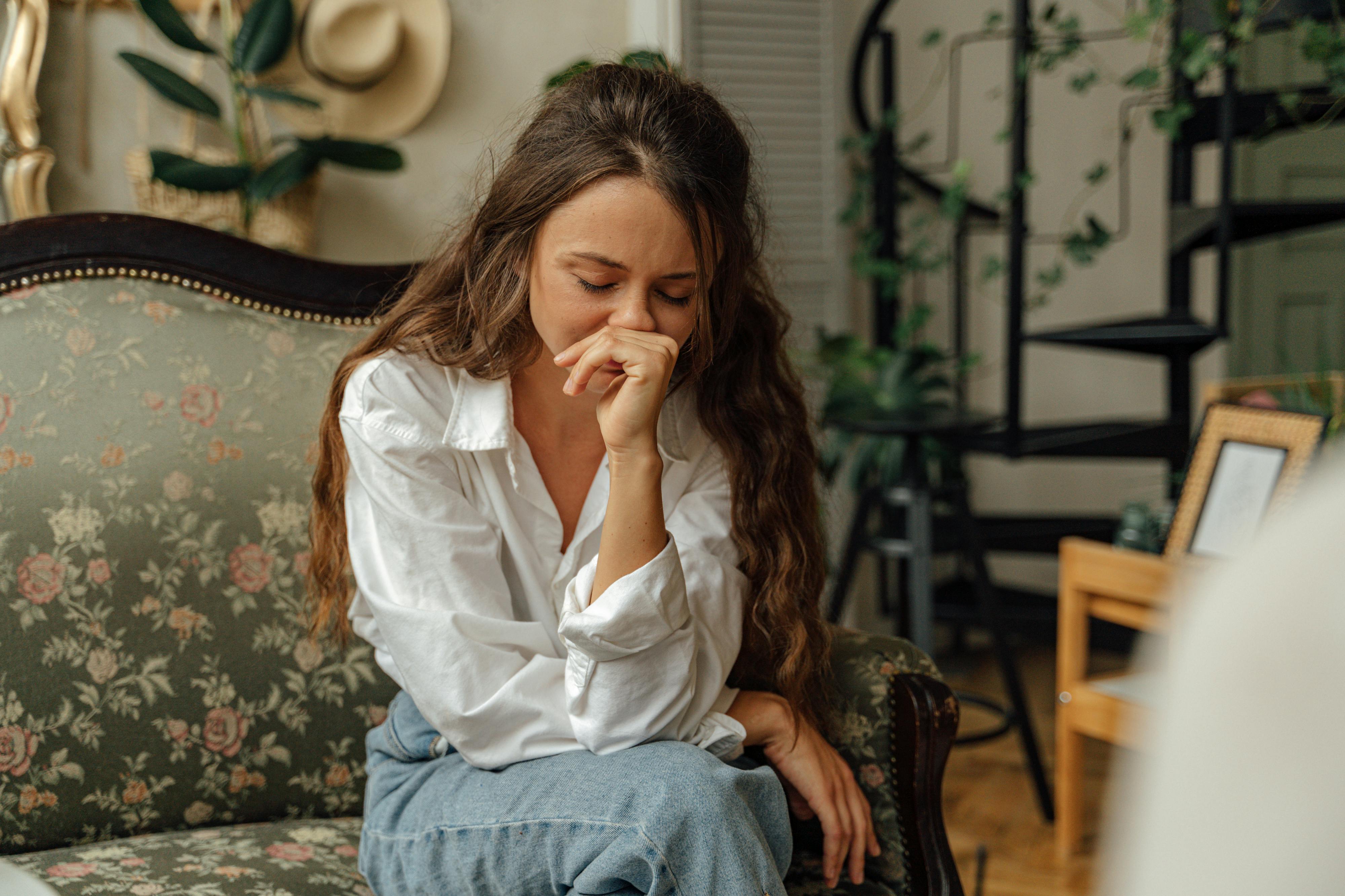 Une femme bouleversée | Source : Pexels