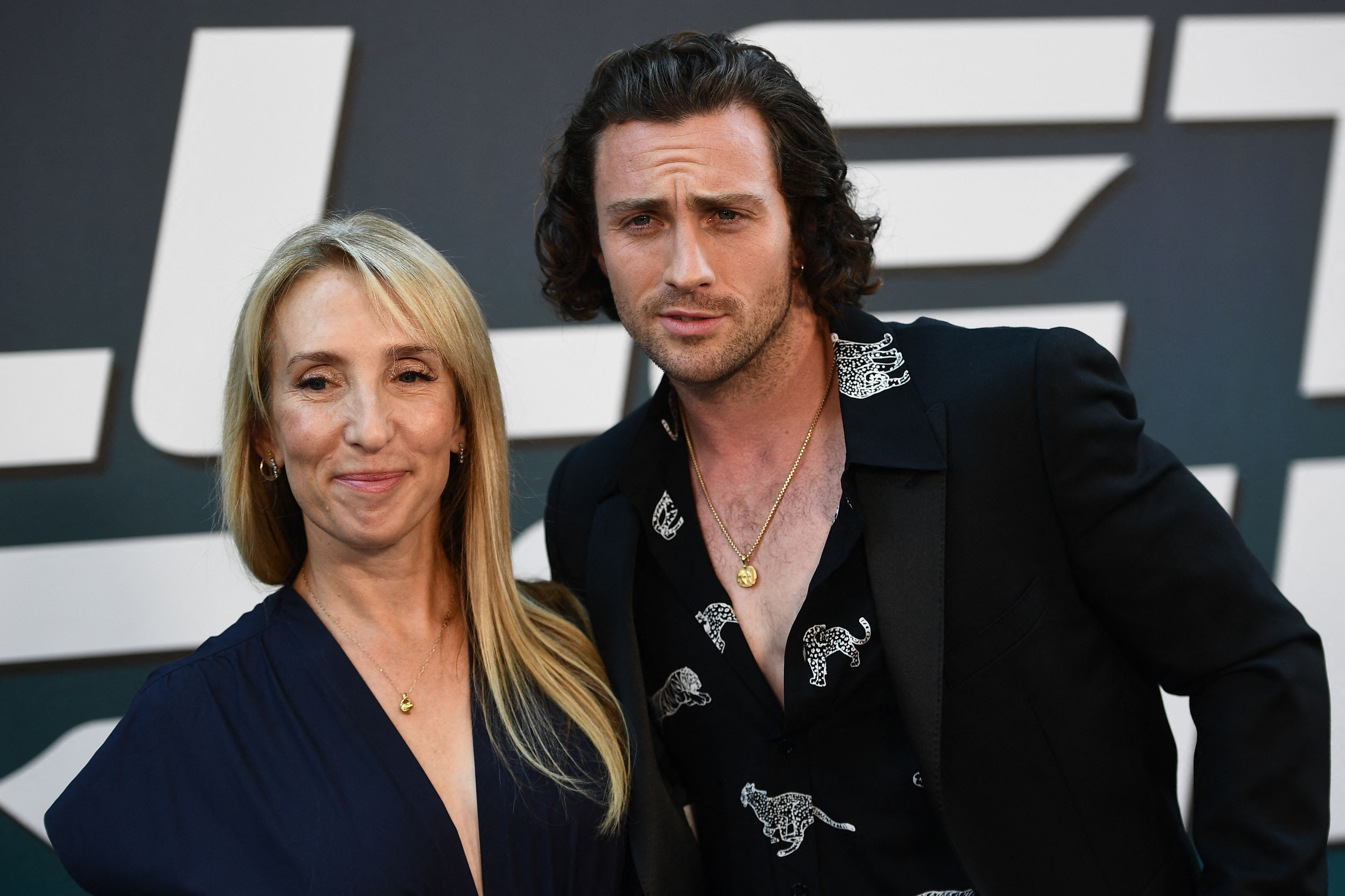 Sam et Aaron Taylor-Johnson assistent à l'avant-première de "Bullet Train" le 18 juillet 2022 | Source : Getty Images