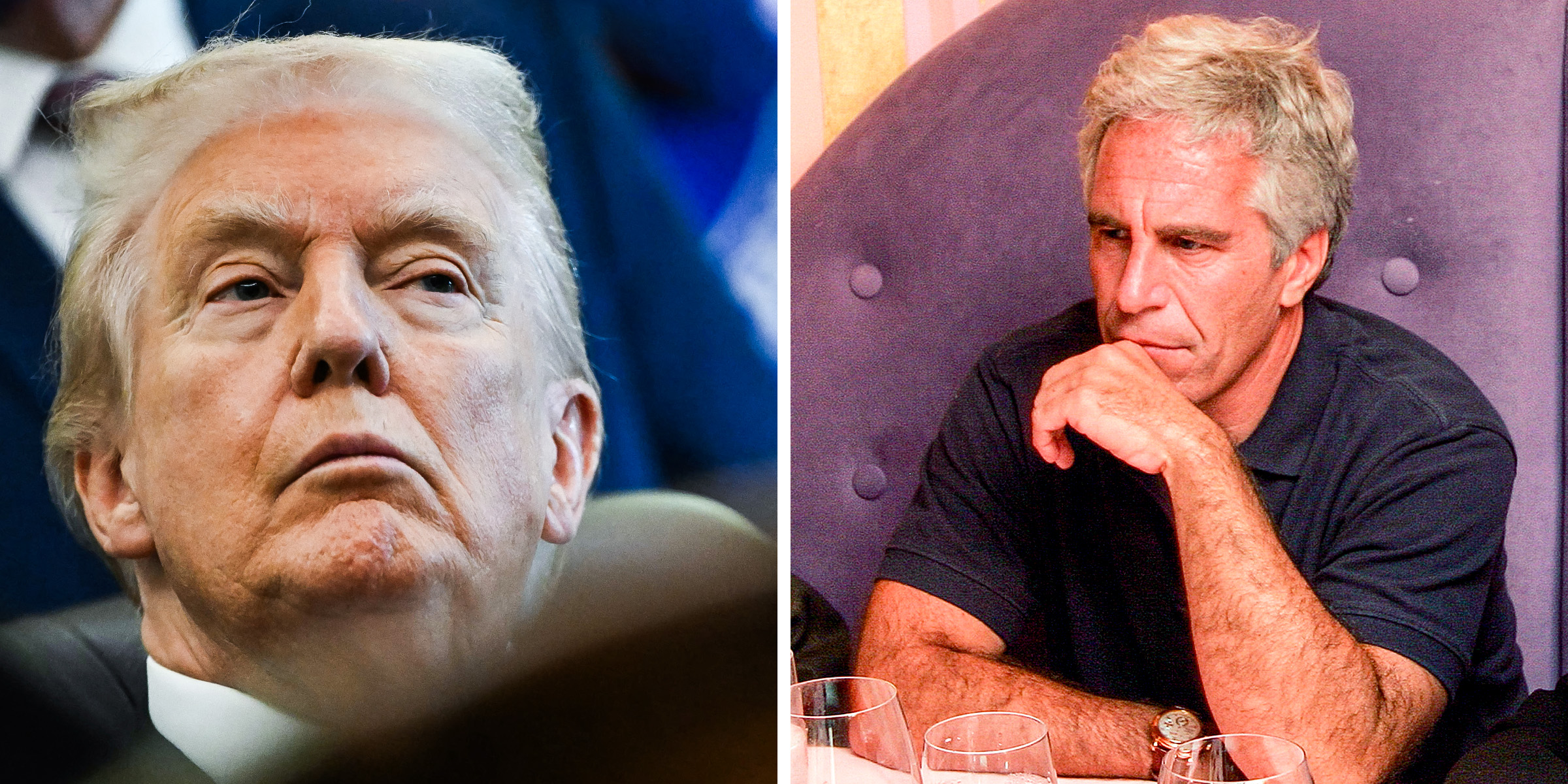 Donald Trump et Jeffrey Epstein | Source : Getty Images