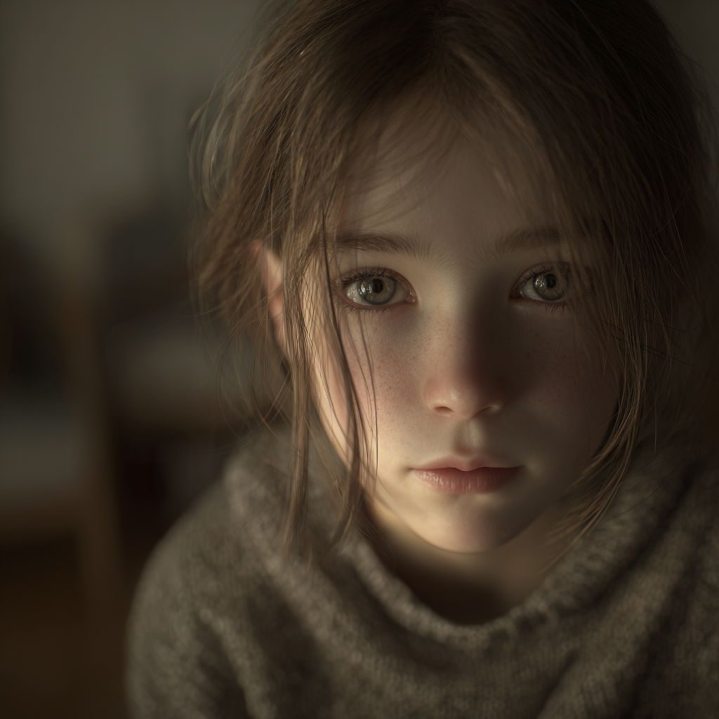 Une jeune fille tranquille | Source : Midjourney