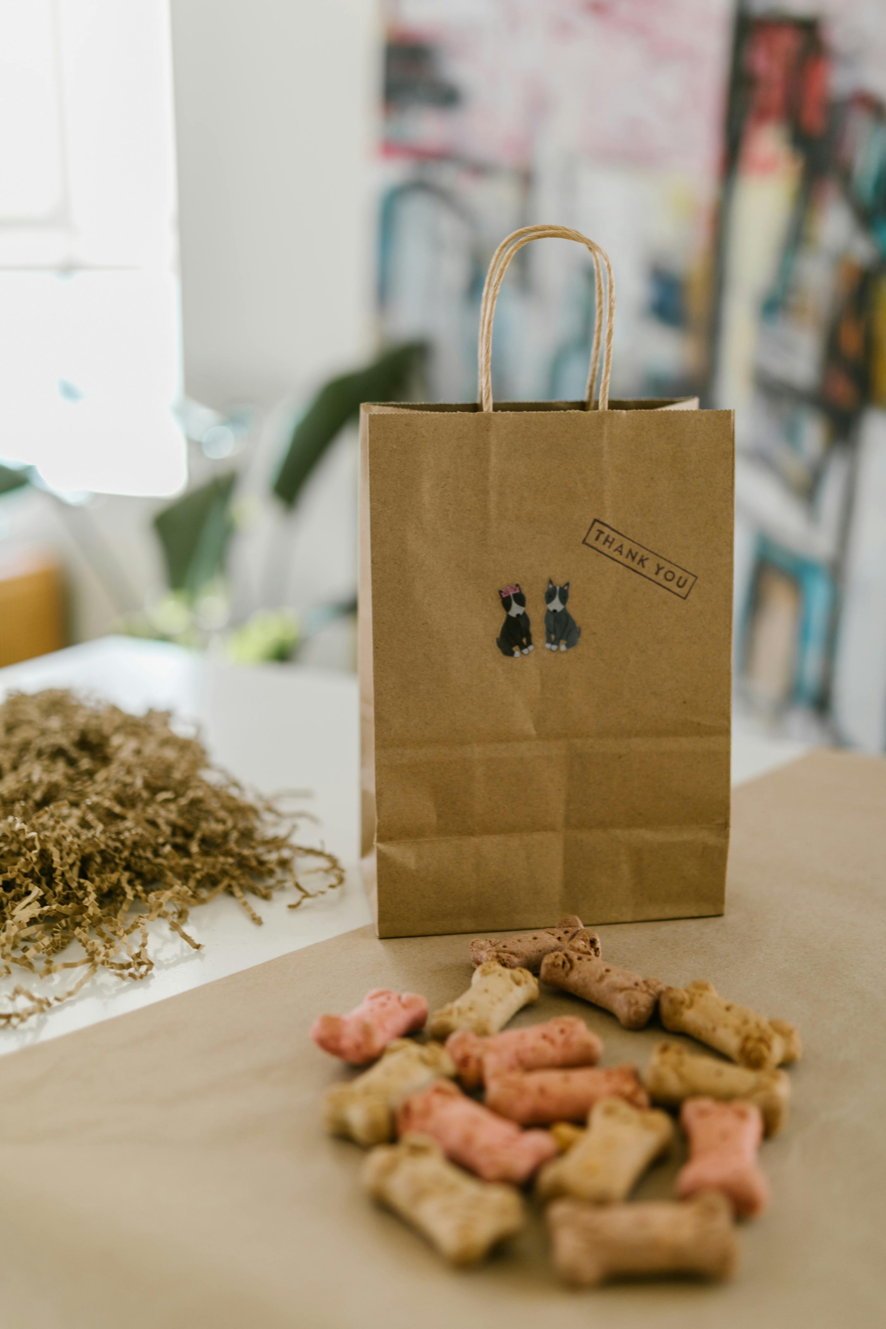 Un sac de biscuits pour chiens | Source : Pexels