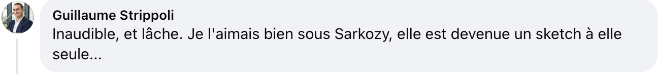 Commentaire d'un internaute concernant l'échange houleux entre Patrick Cohen et Rachida Dati | Source : Facebook/Le Dauphiné Libéré