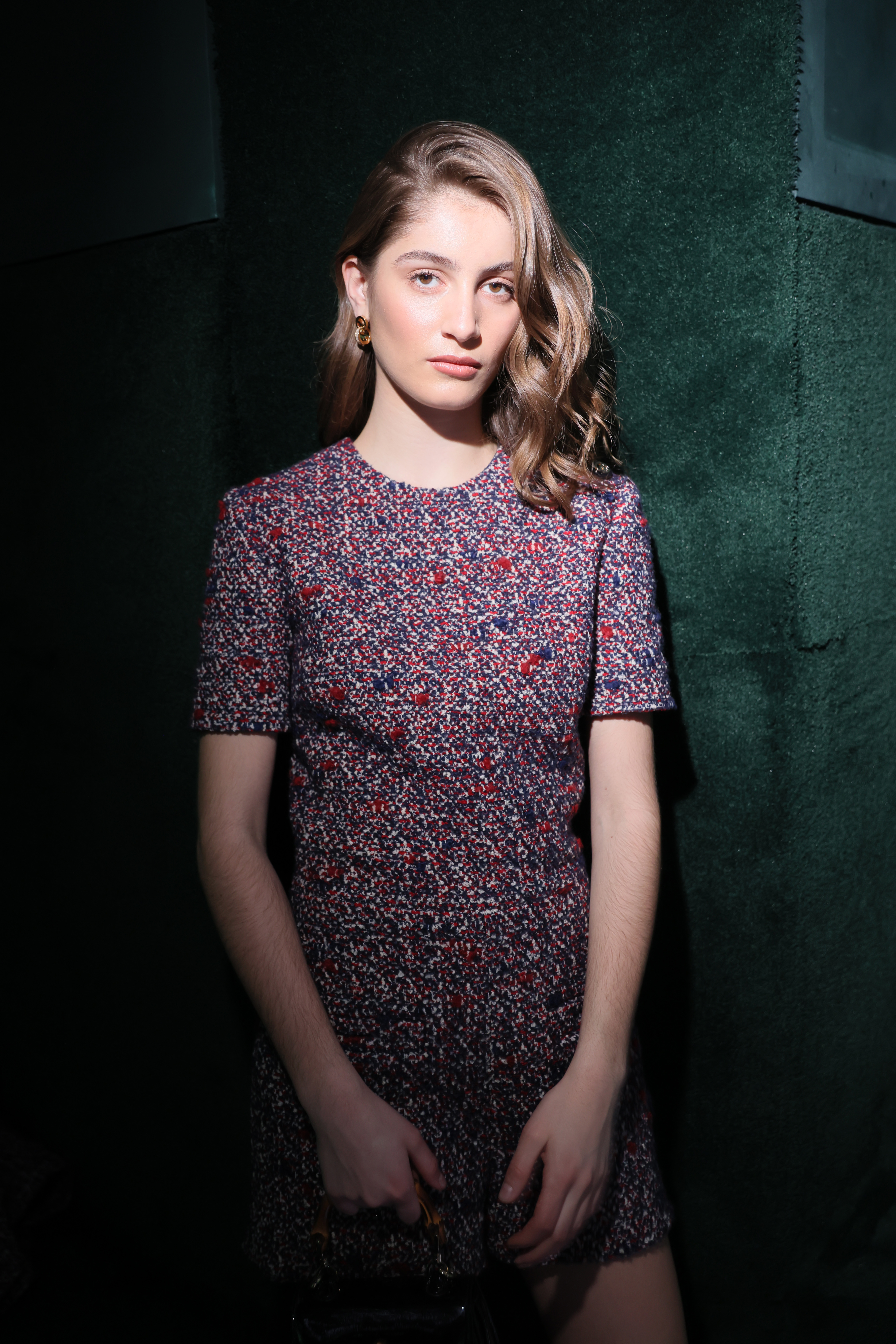 Sahteene Sednaoui assiste au défilé Gucci - Collection Femme Automne/Hiver 2025/2026 lors de la Fashion Week de Milan Automne/Hiver 2025/2026, le 25 février 2025 à Milan, en Italie I Source : Getty Images