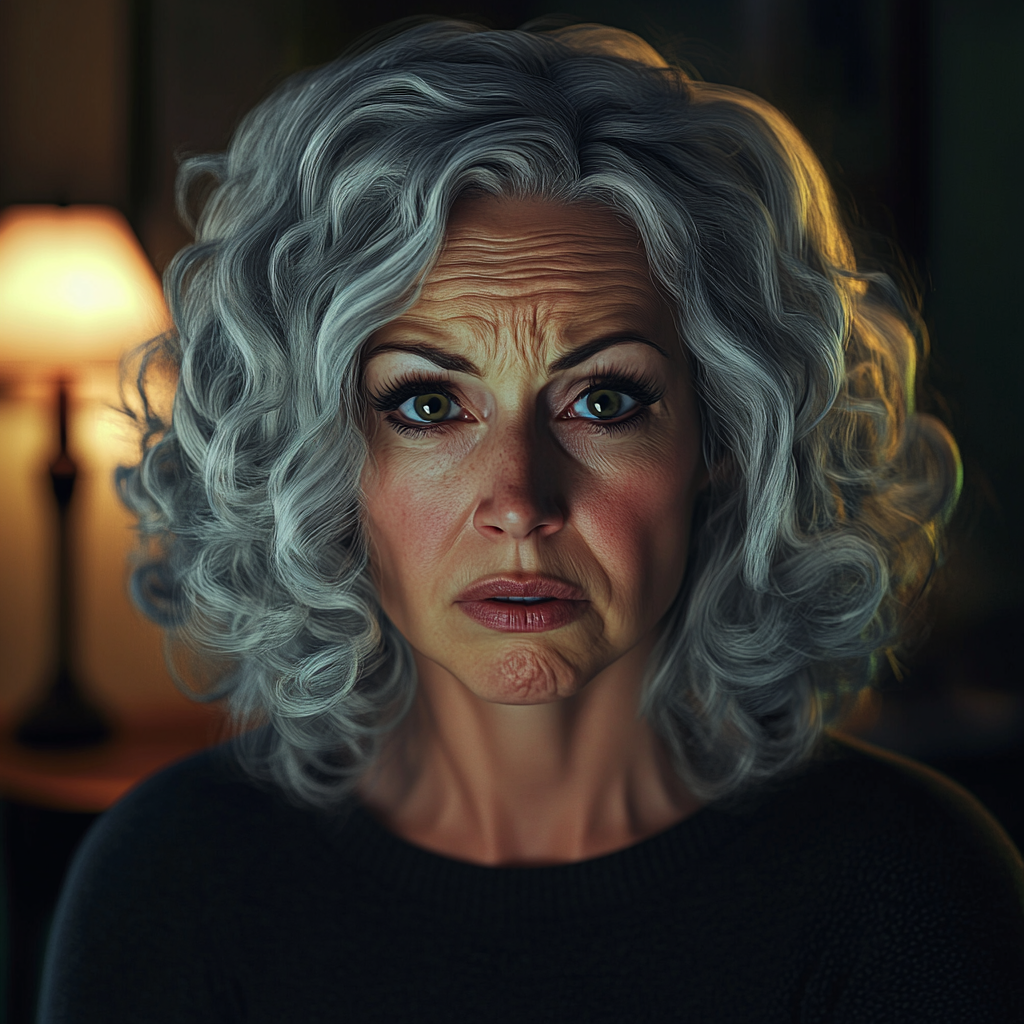 Portrait d'une femme émotive | Source : Midjourney