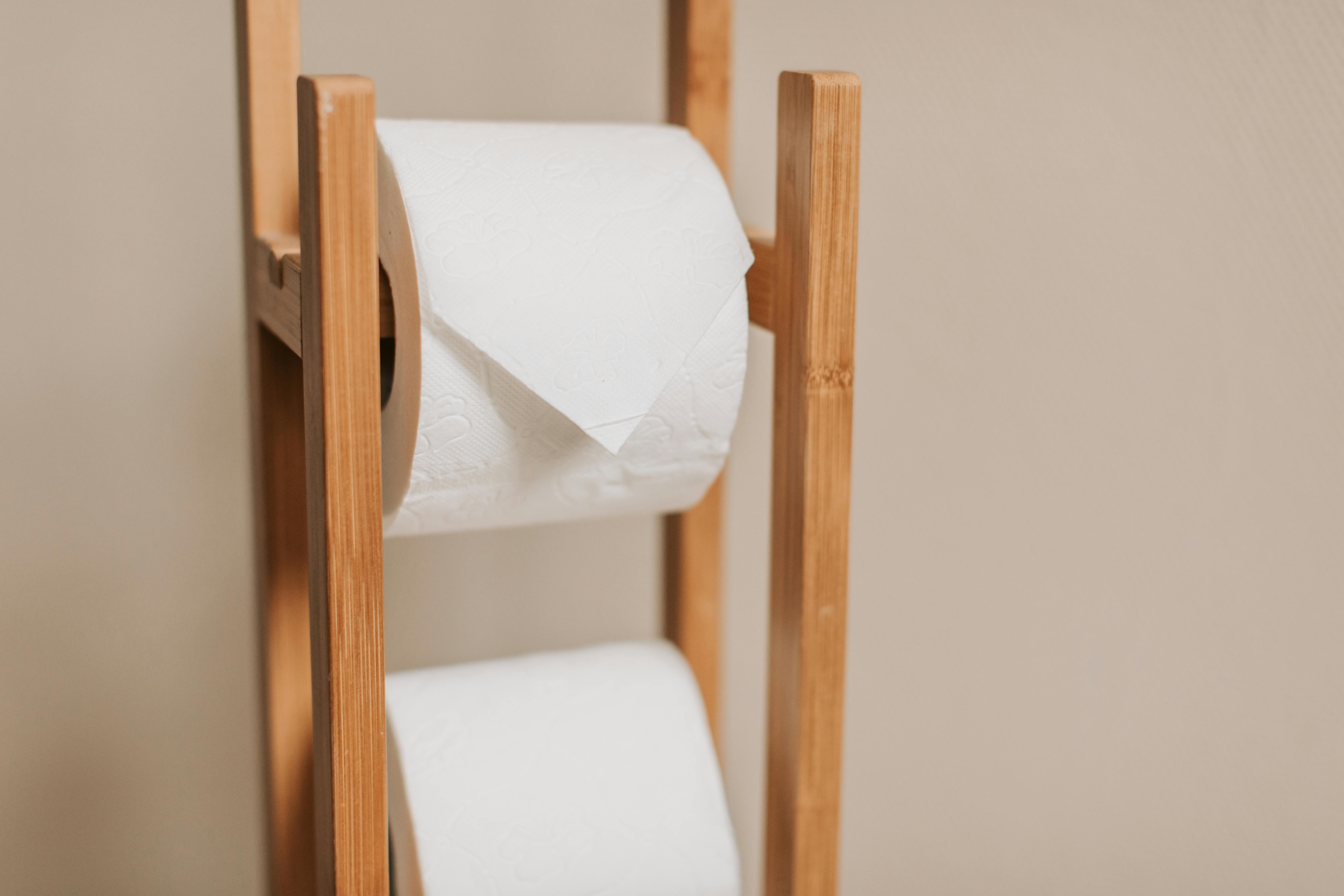 Un rouleau de papier toilette soigneusement plié | Source : Pexels