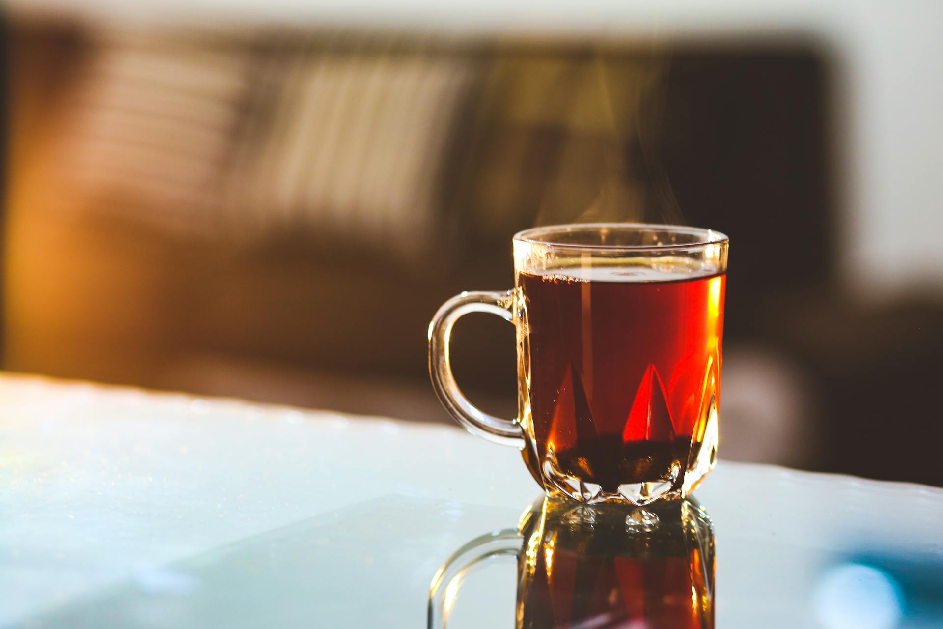 Thé sur un comptoir | Source : Pexels