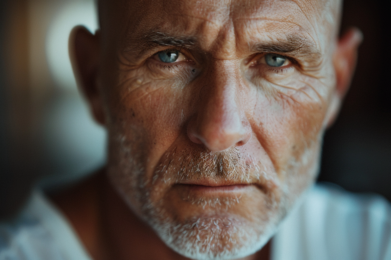 Gros plan d'un homme | Source : Midjourney