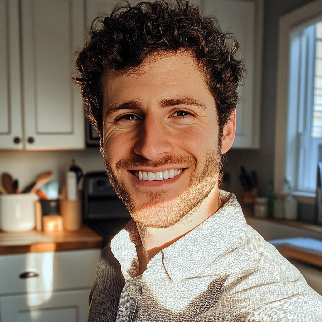 Un homme souriant | Source : Midjourney