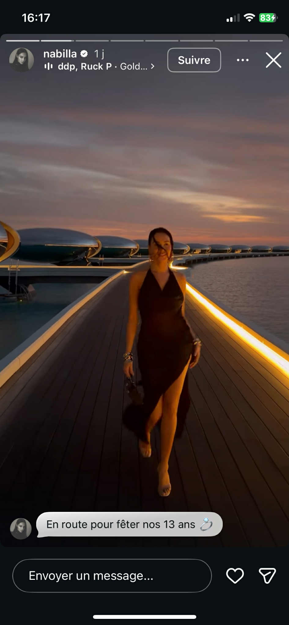 Capture d'écran I Source : https://www.instagram.com/nabilla/?hl=fr