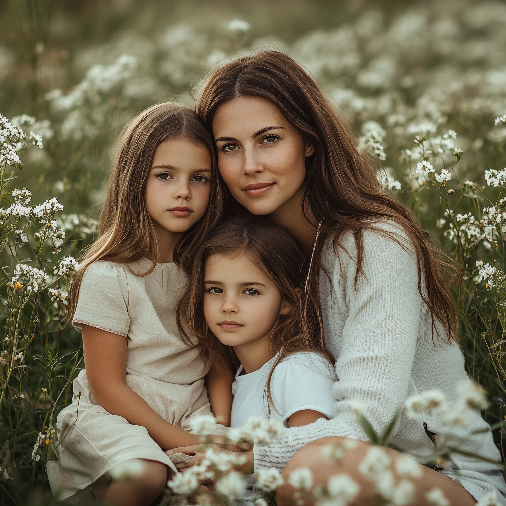 Une mère et ses enfants | Source : Midjourney