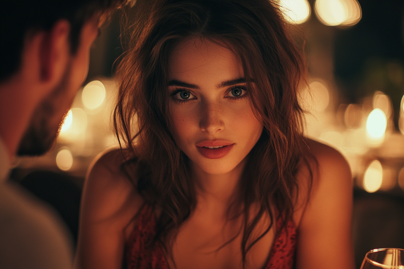 Un couple ayant une conversation intime | Source : Midjourney