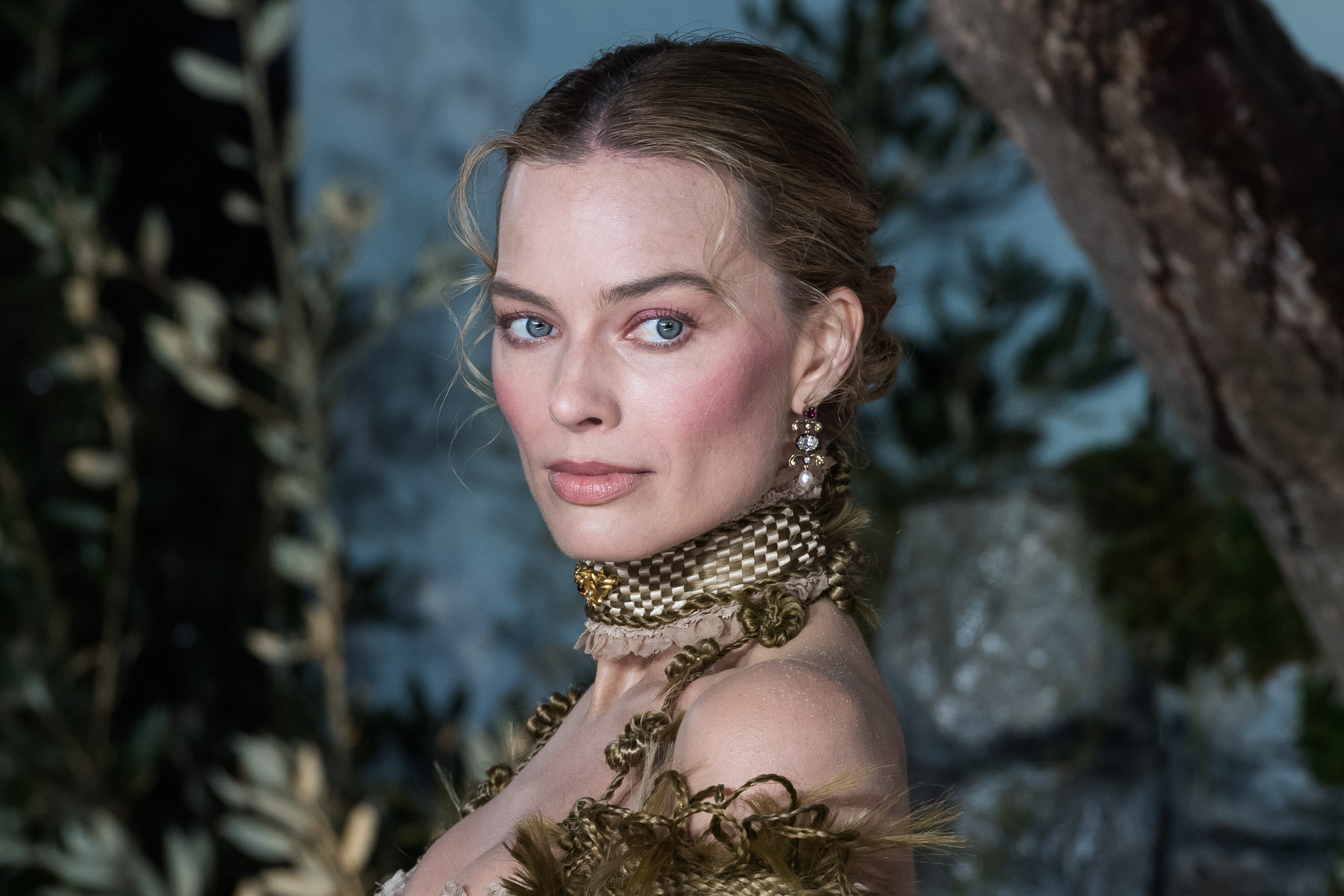 Margot Robbie lors de la première britannique du film « Les Hauts de Hurlevent » à Londres, le 5 février 2026. | Source : Getty Images