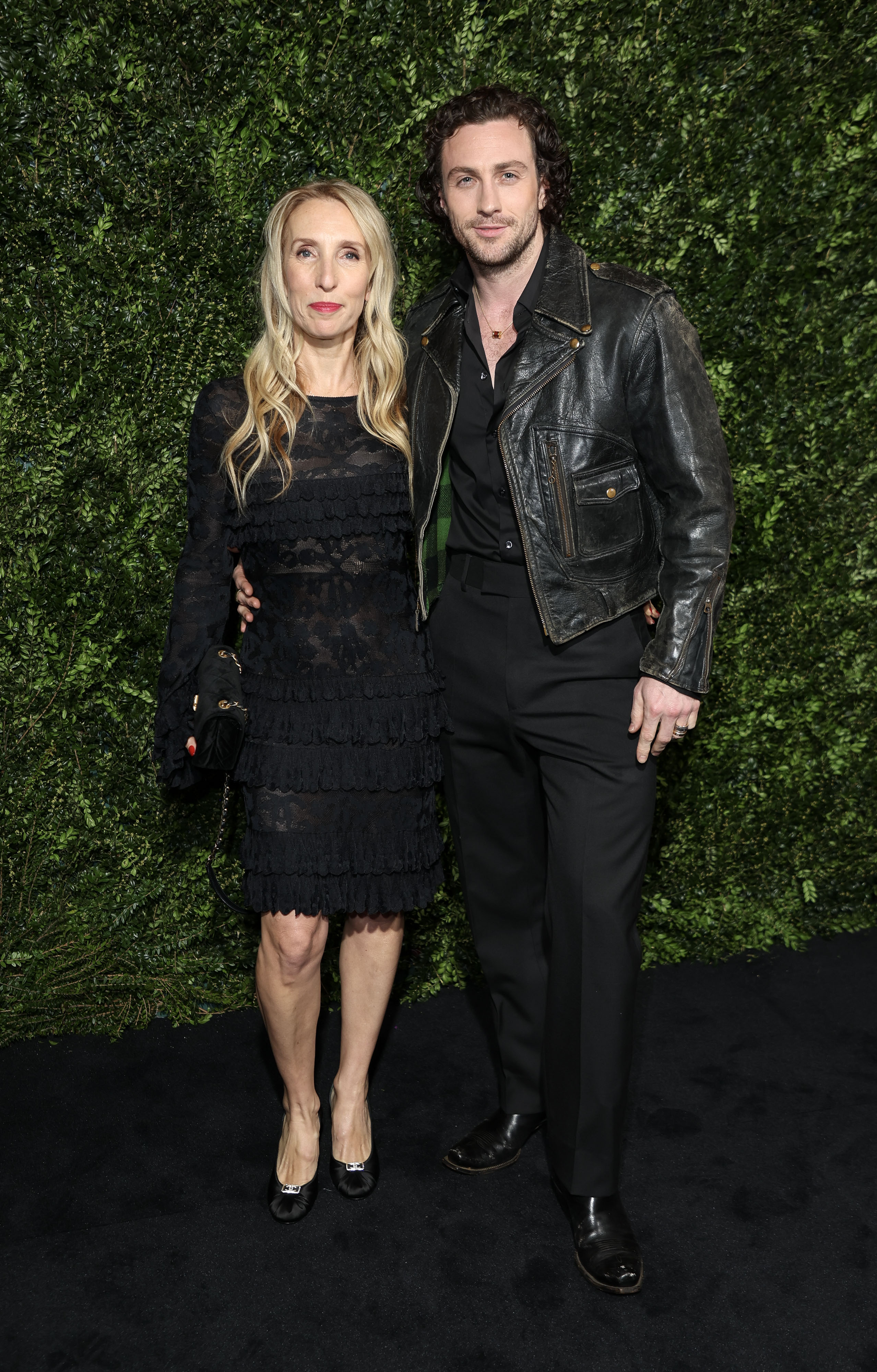 Sam et Aaron Taylor-Johnson assistent à la soirée pré-BAFTA Charles Finch & Chanel le 17 février 2024 | Source : Getty Images