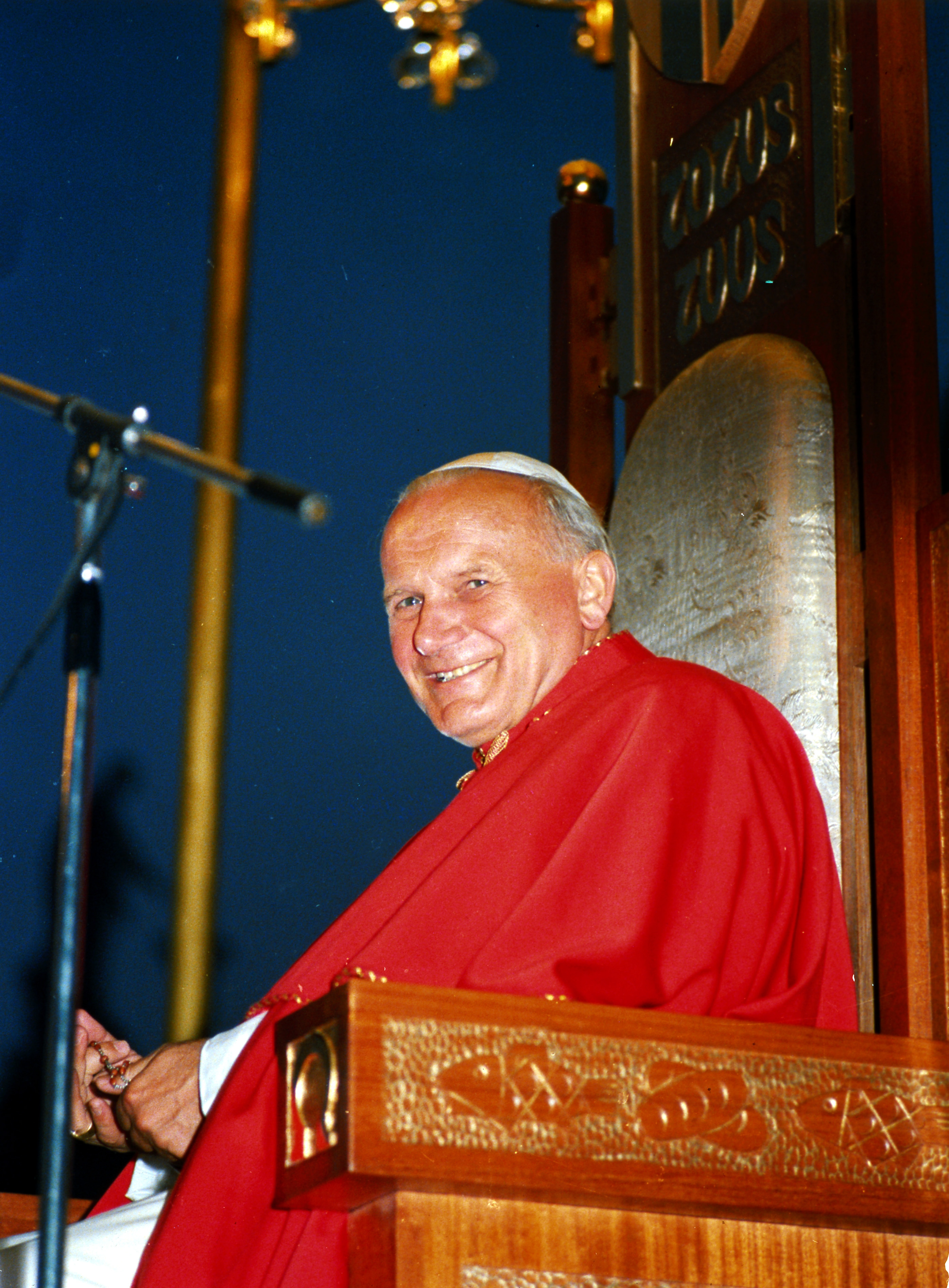 Photo non datée du pape Jean-Paul II. | Source : Getty Images