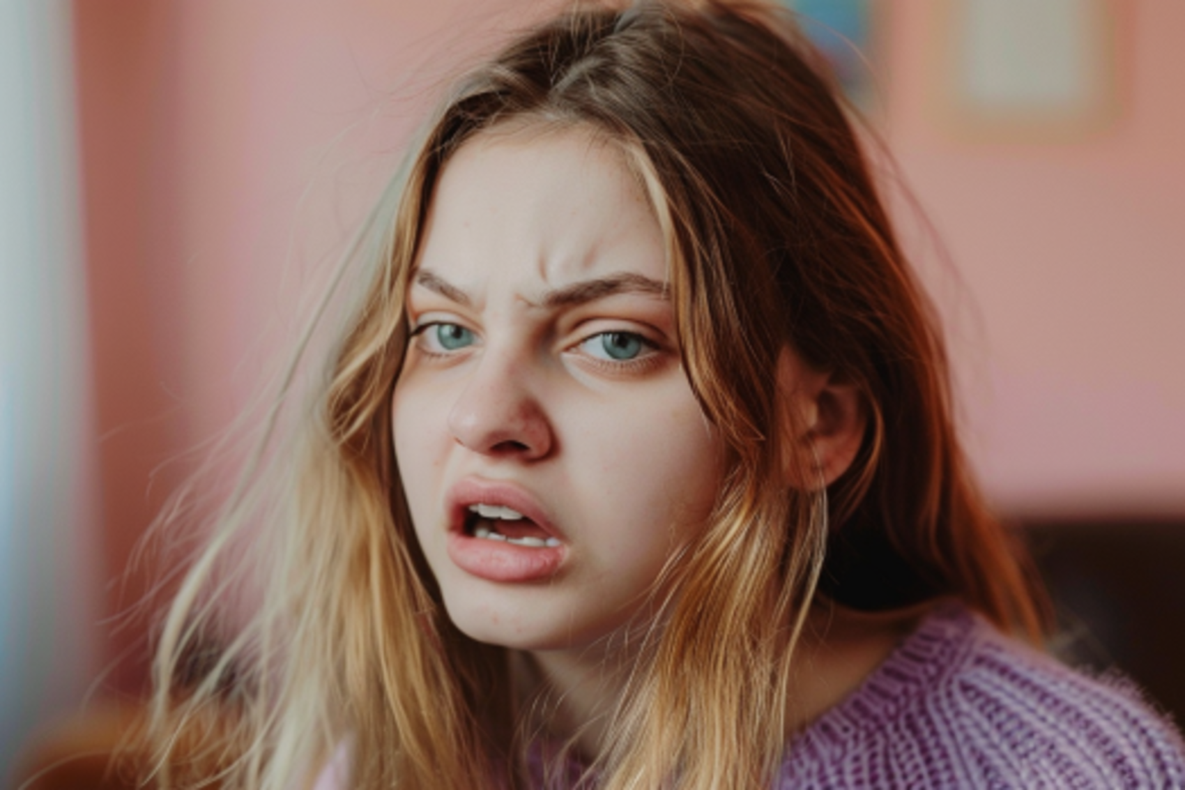 Une adolescente furieuse | Source : Midjourney