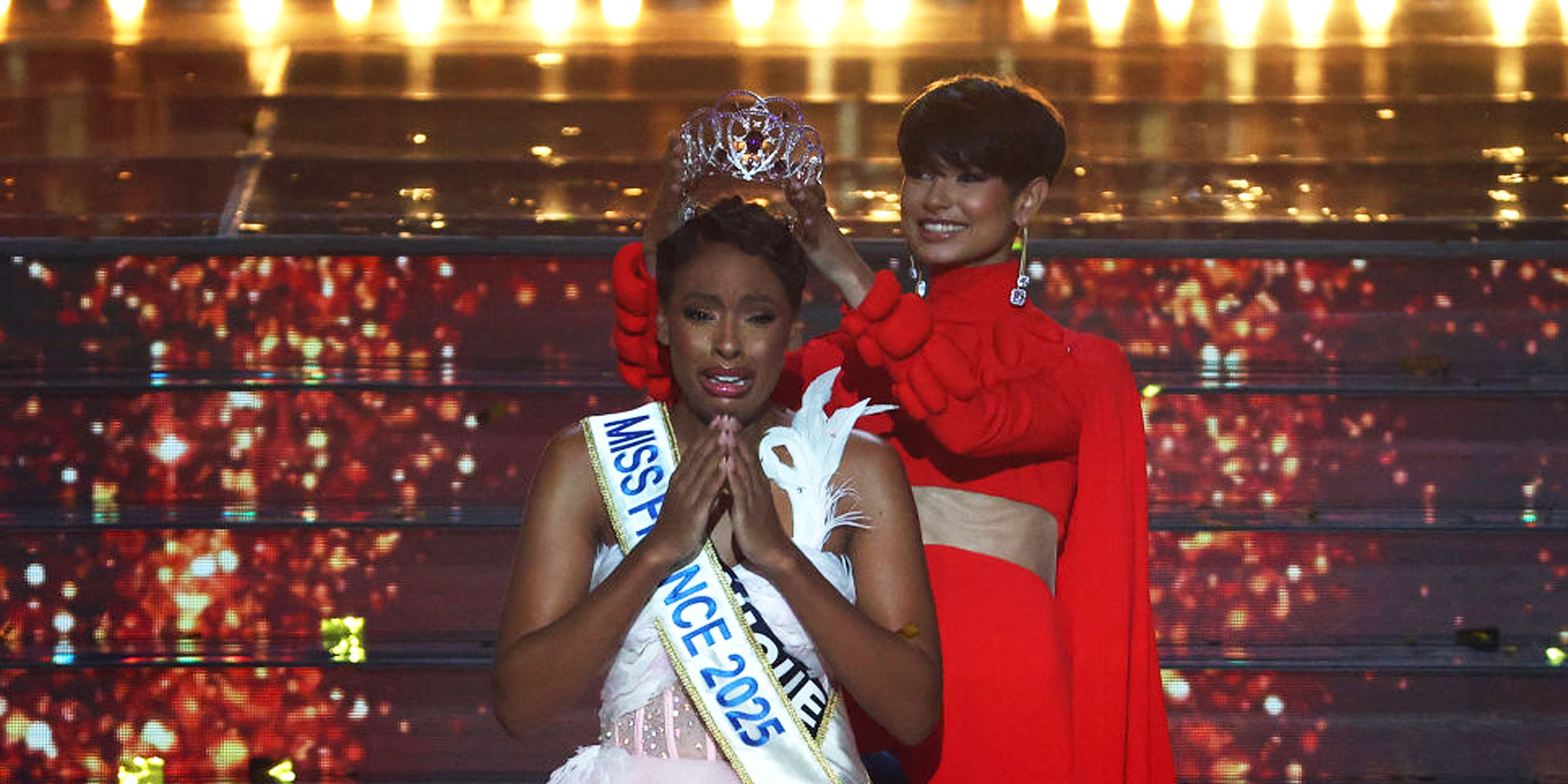 Angelique Angarni-Filopon au moment de son couronnement | Source : Getty Images