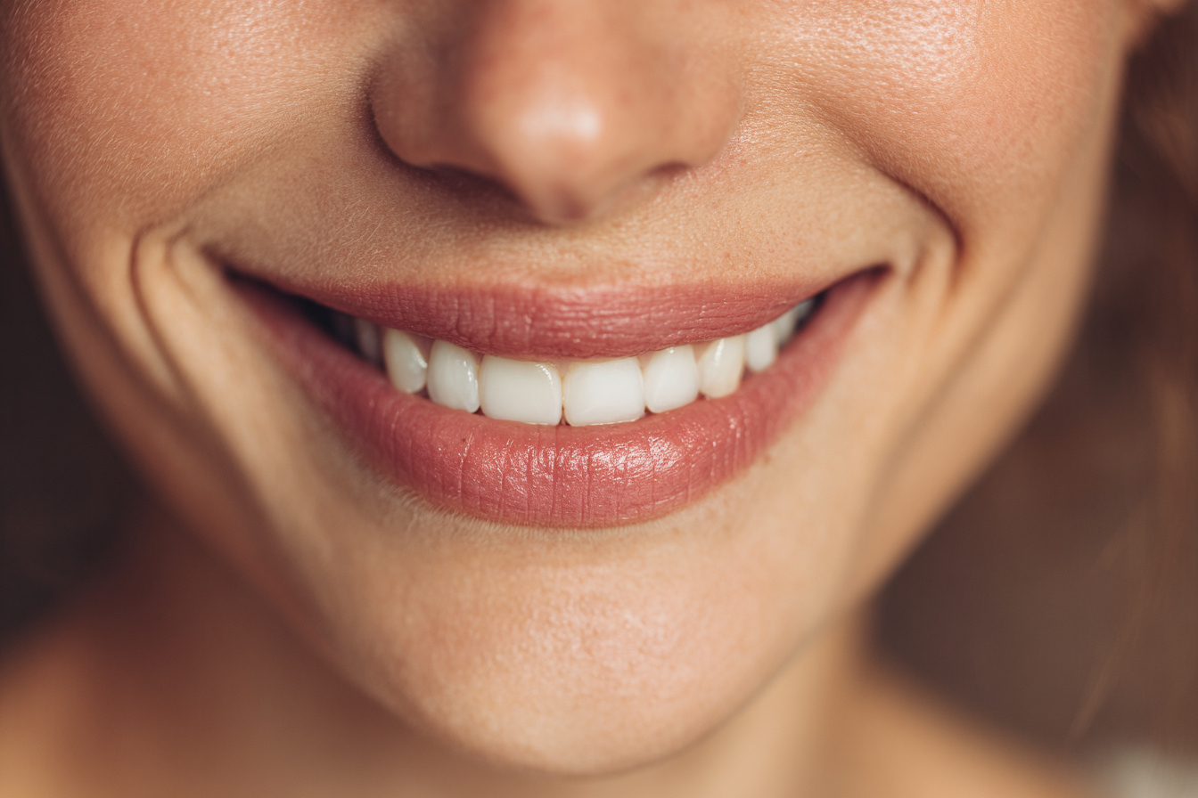 Une femme qui sourit | Source : Midjourney