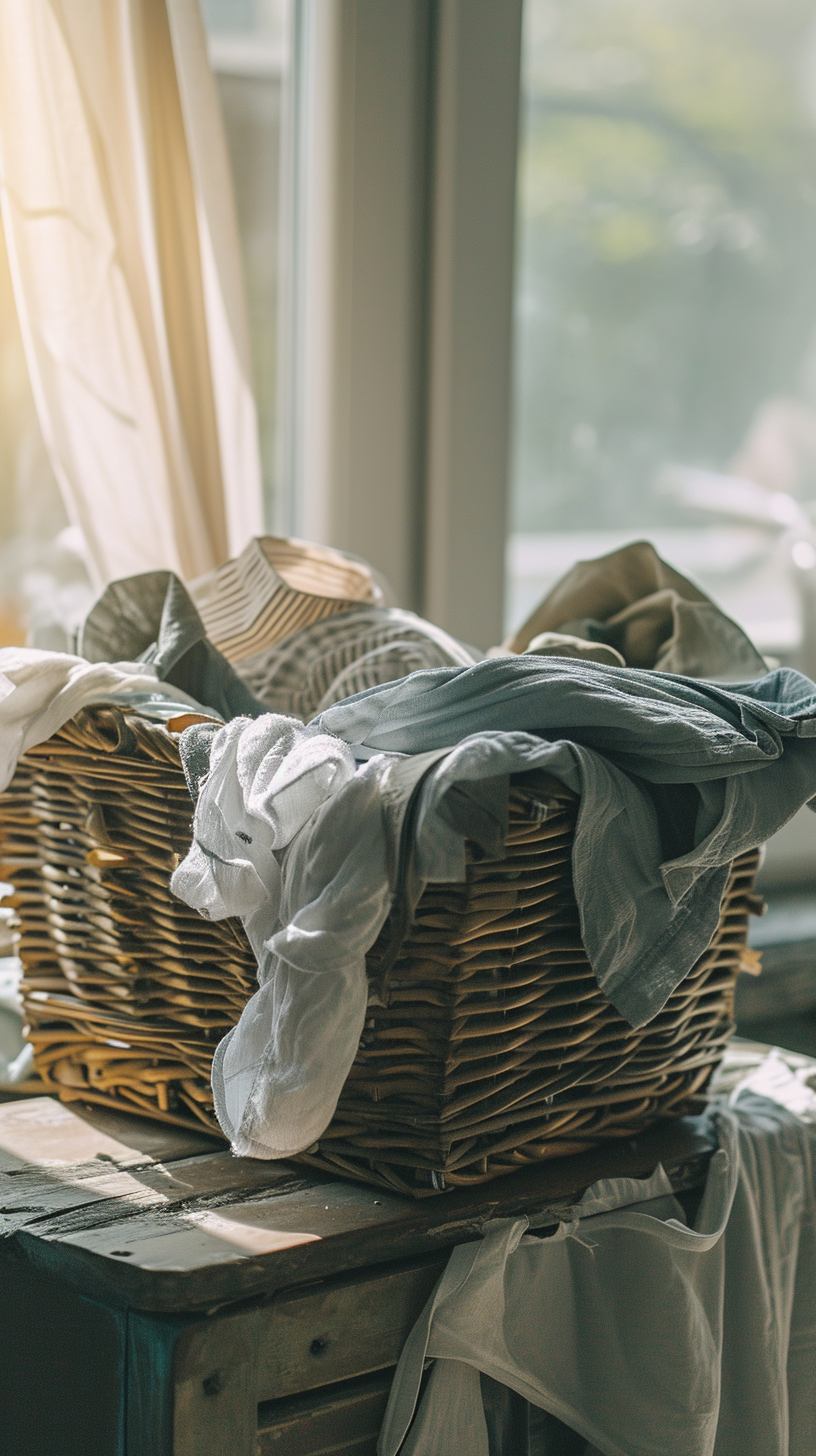 Un panier avec du linge | Source : Midjourney