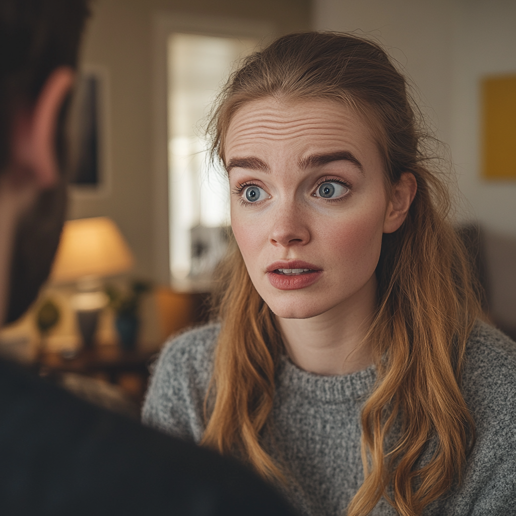 Une femme qui parle à son mari | Source : Midjourney