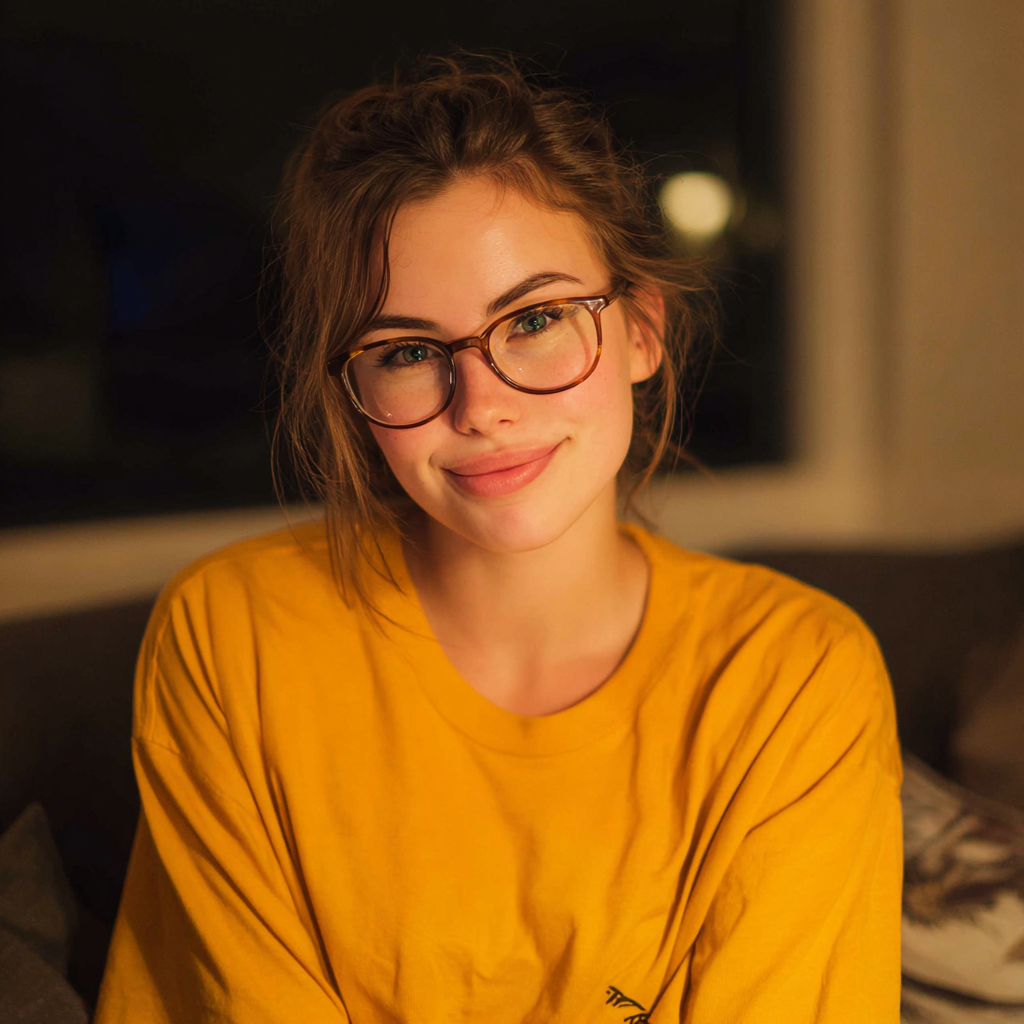 Une femme souriante | Source : Midjourney