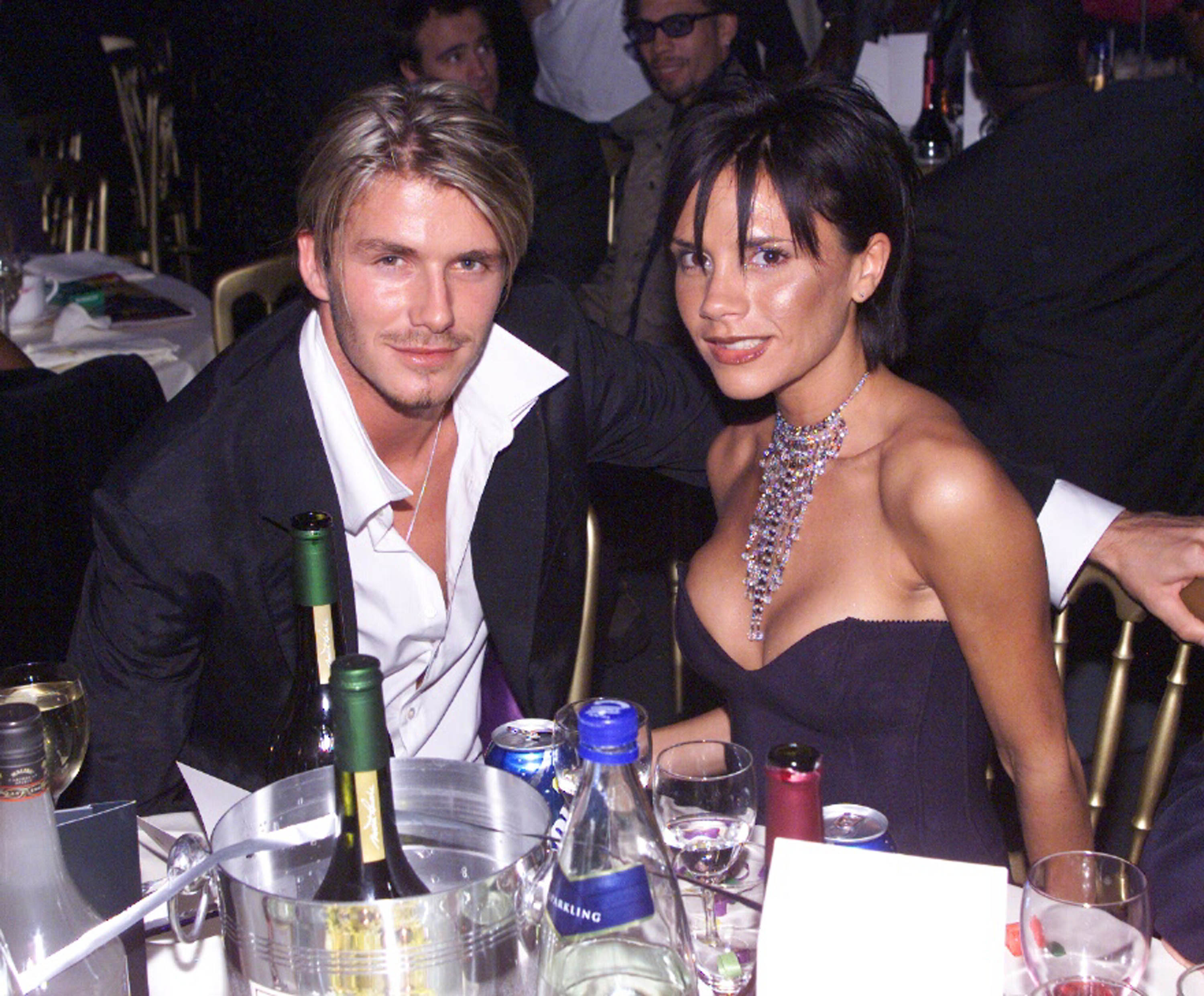 David et Victoria Beckham aux MOBO Awards au Royal Albert Hall, le 6 octobre 1999, à Londres. | Source : Getty Images