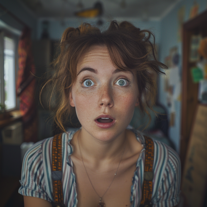 Une femme choquée | Source : Midjourney