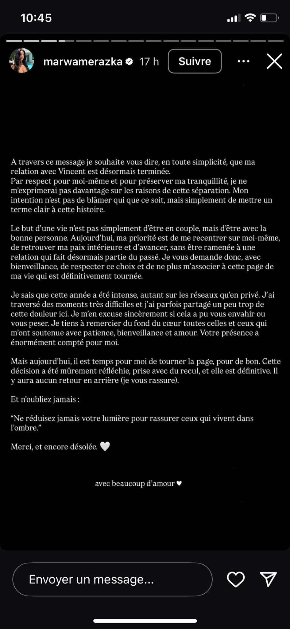 Capture d'écran I Source : instagram.com/marwamerazka/