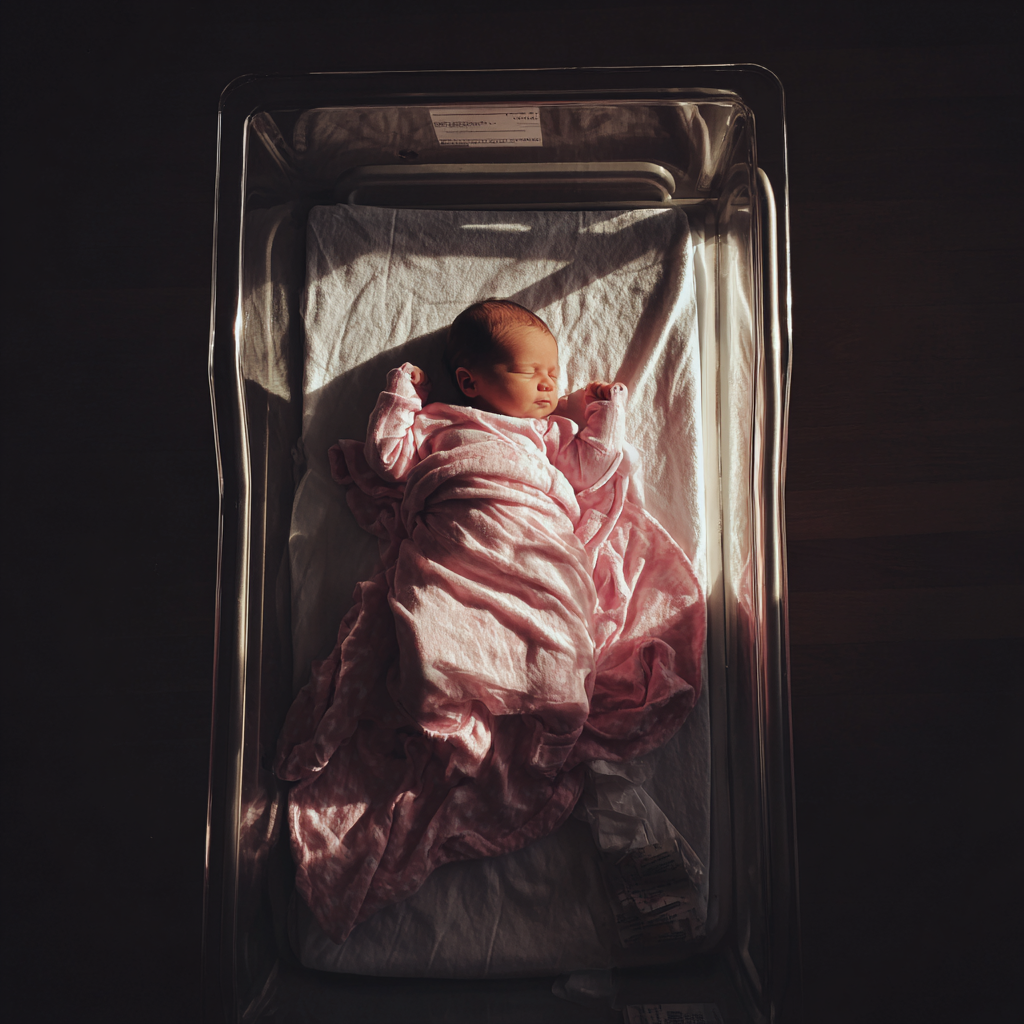 Un bébé dans un berceau | Source : Midjourney
