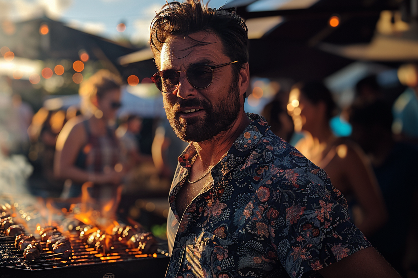 Un homme qui profite d'une fête | Source : Midjourney