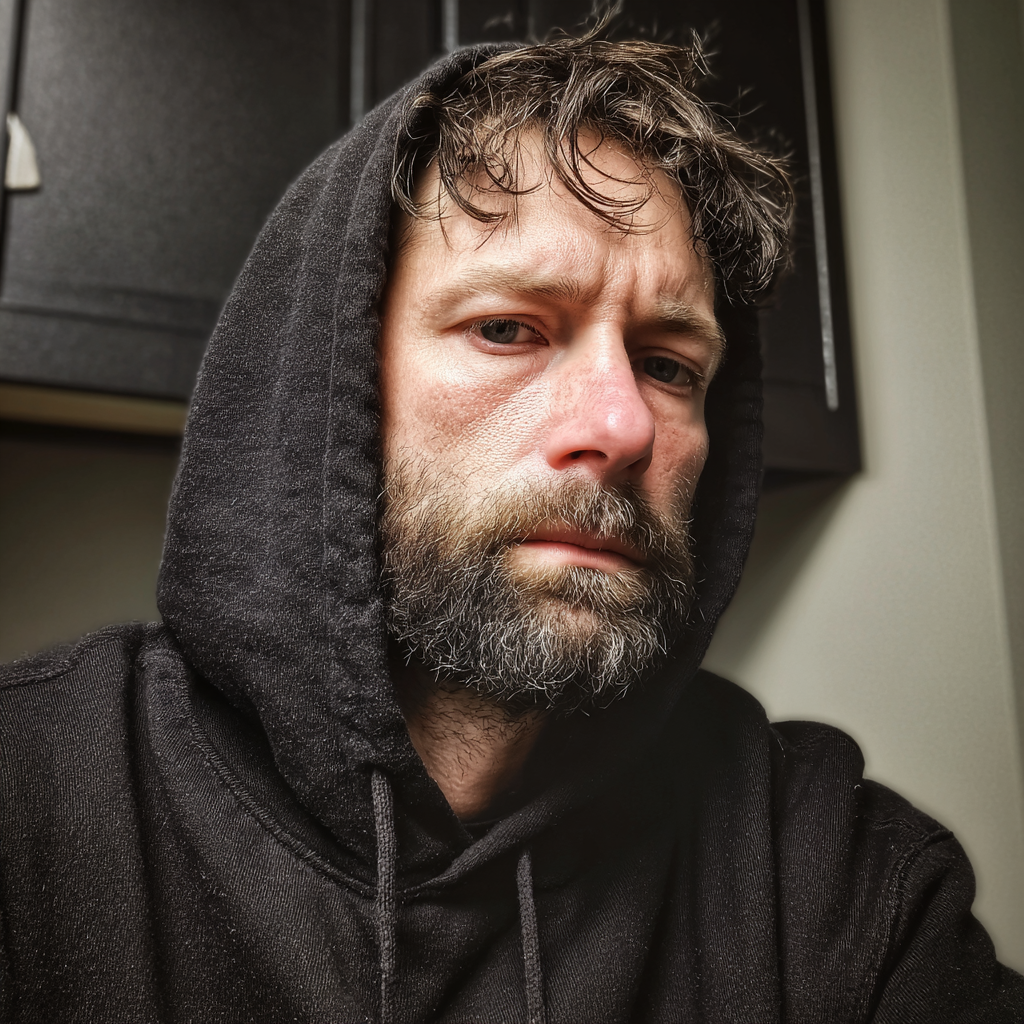 Un homme qui fronce les sourcils | Source : Midjourney